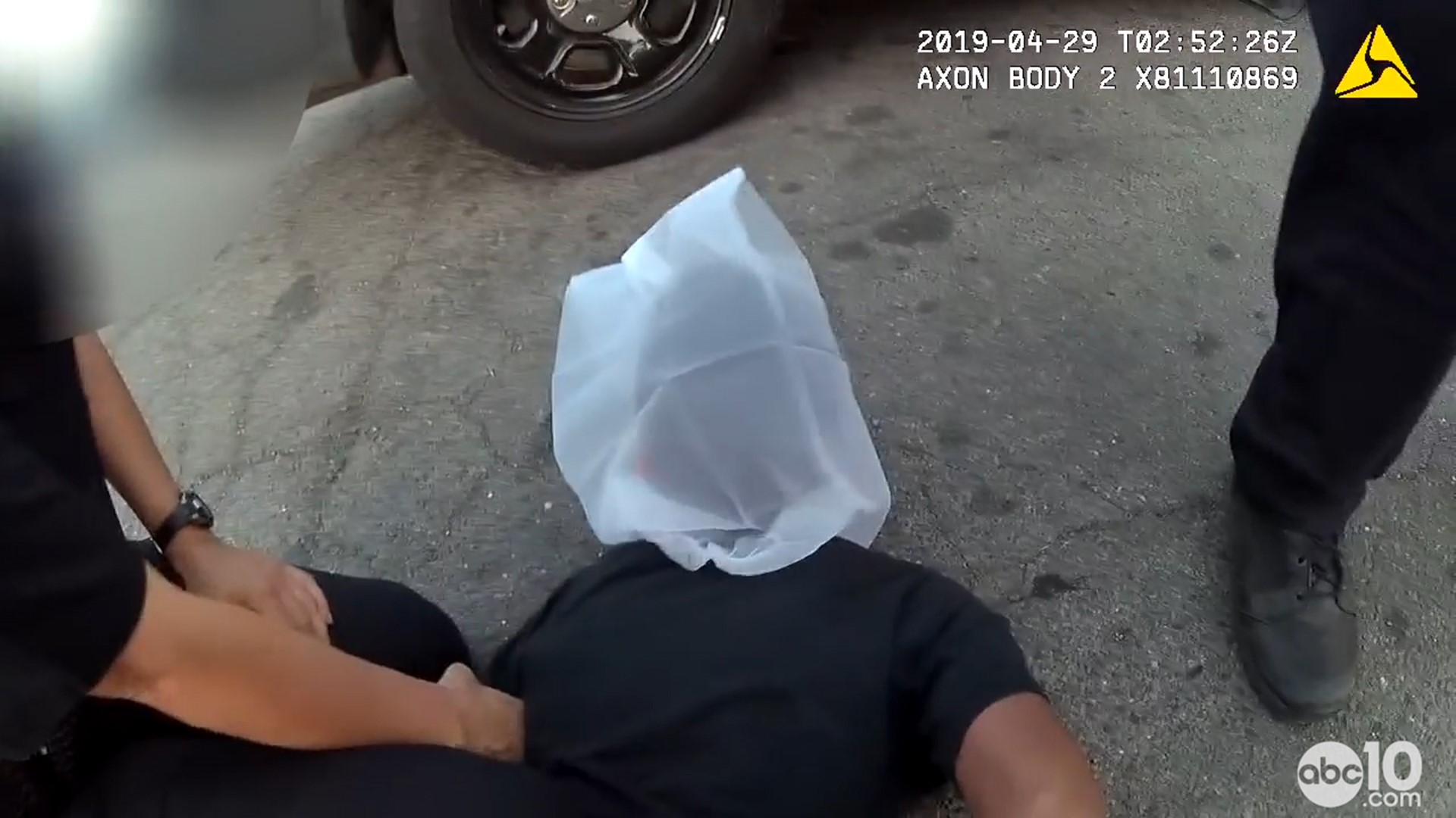 Sacramento Police are reviewing the arrest of a 12-year-old after a video of officers putting a hood over the boy's head went viral. Sacramento Police provided this body cam footage.