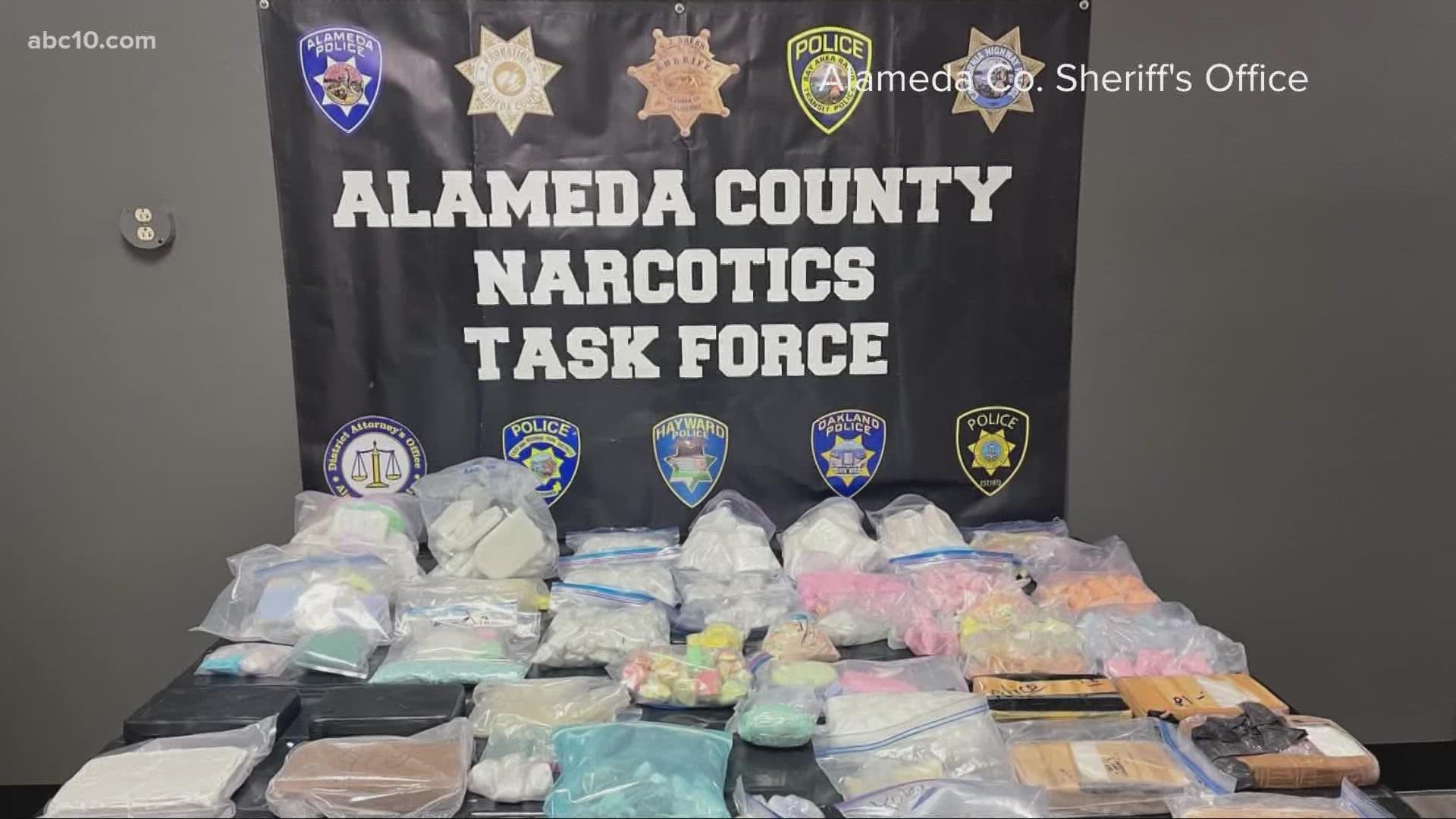 Authorities near San Francisco say they seized nearly 100 pounds of illicit fentanyl worth over $4 million.