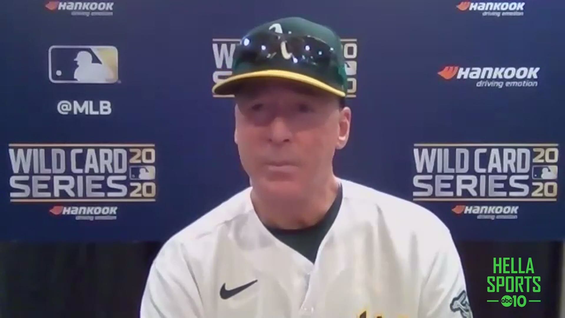 Oakland A's manager Bob Melvin gives his thoughts on Monday's 4-1 loss to the Chicago White Sox in Game One of the Wild Card series and facing elimination.