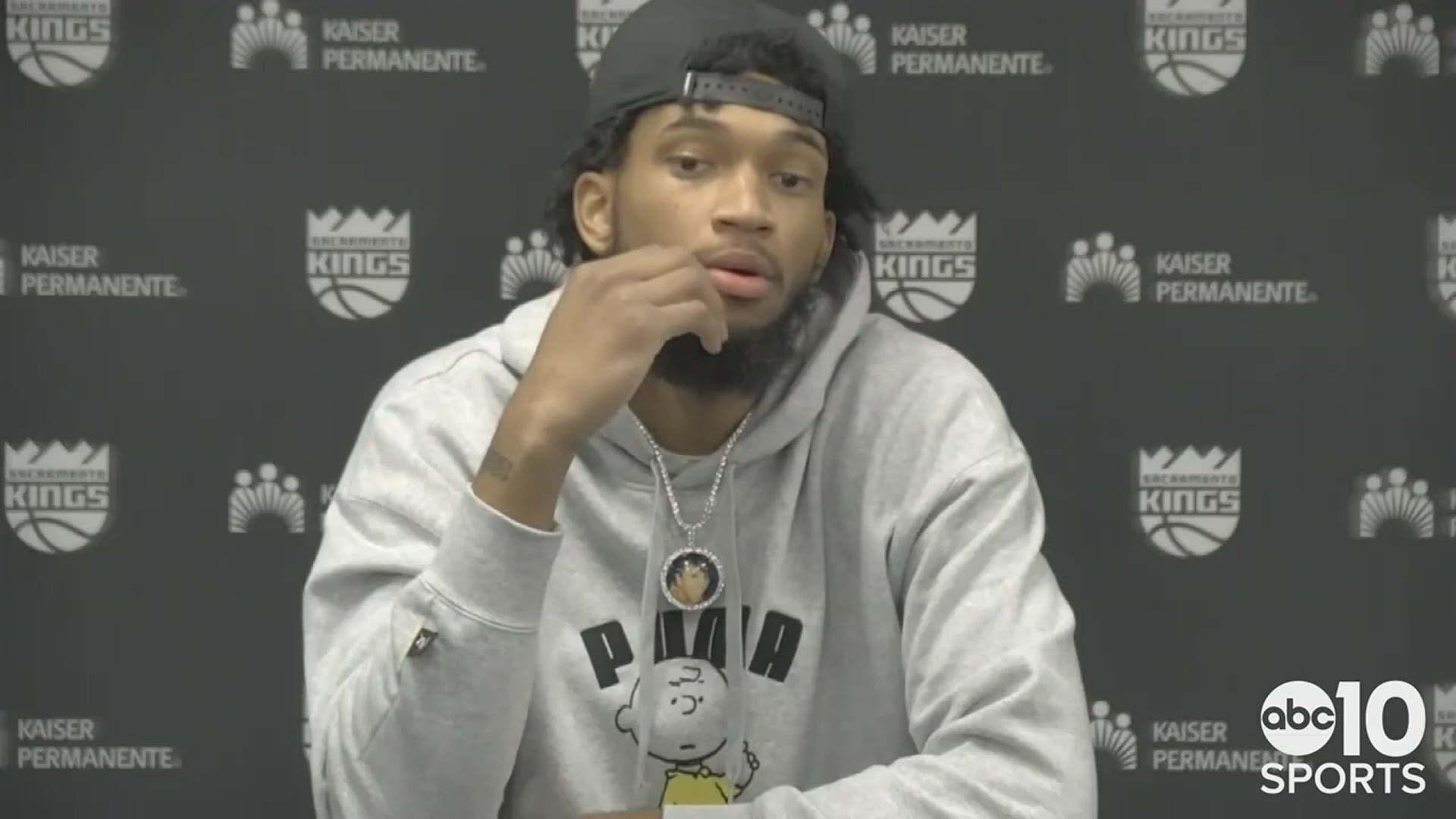 Kings big-man Marvin Bagley III talks about his team’s poor defensive effort in Saturday’s 125-99 loss to the Portland Trail Blazers in Sacramento.