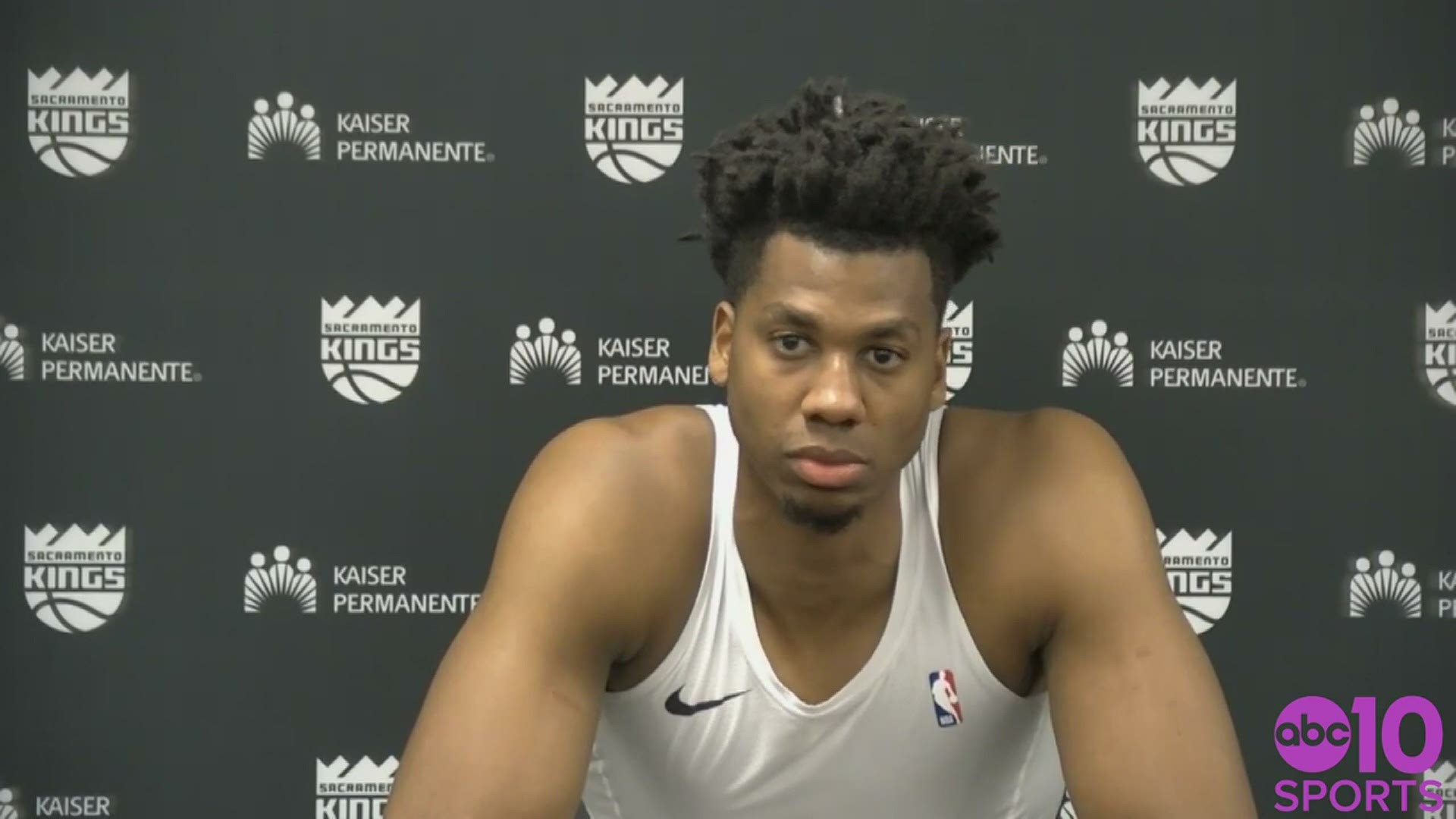 Kings C Hassan Whiteside talks about Saturday’s 125-99 loss to the Portland Trail Blazers in Sacramento and the struggles on the defensive end.