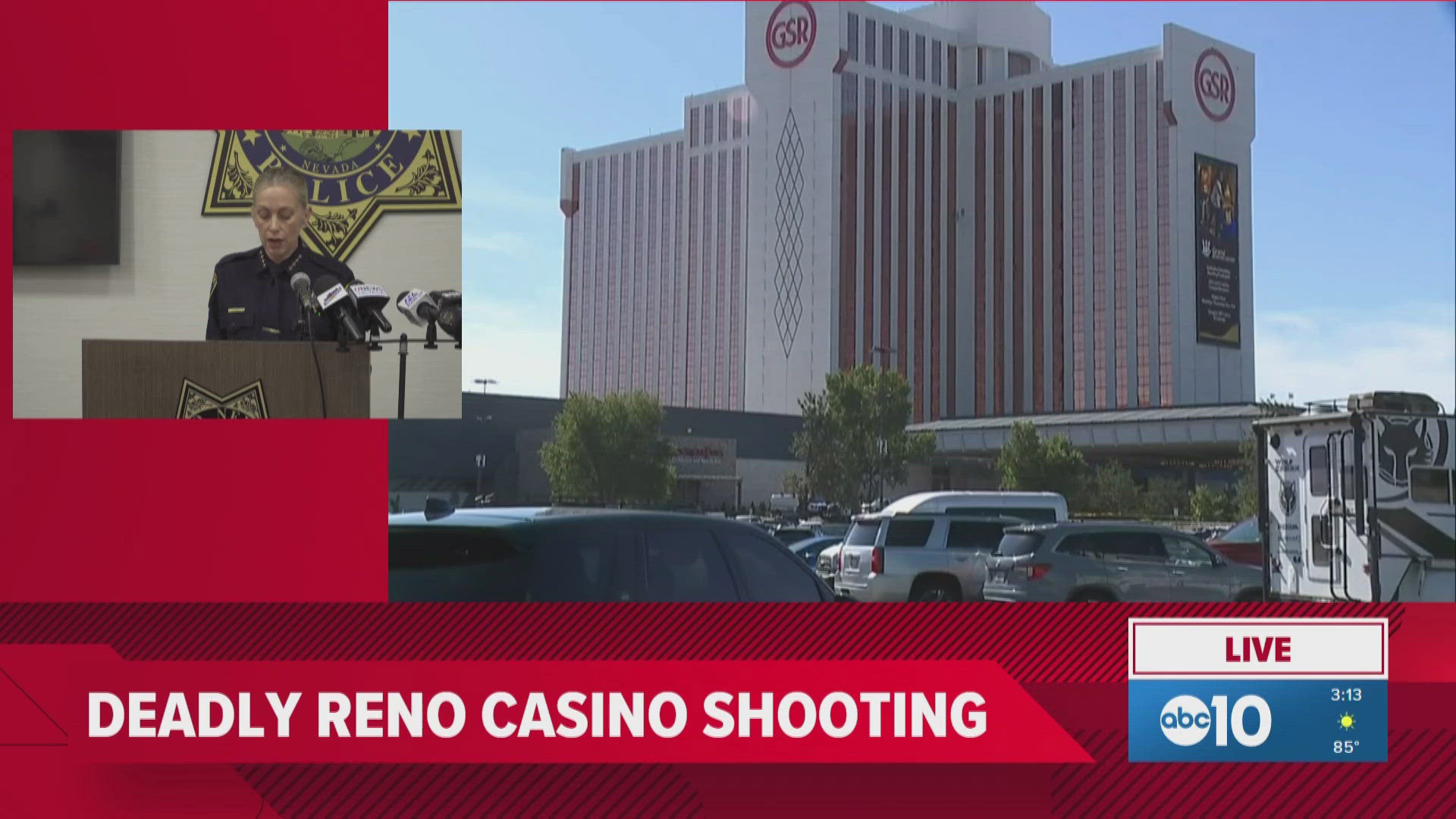 At least 2 people are dead after a shooting at a Reno casino.