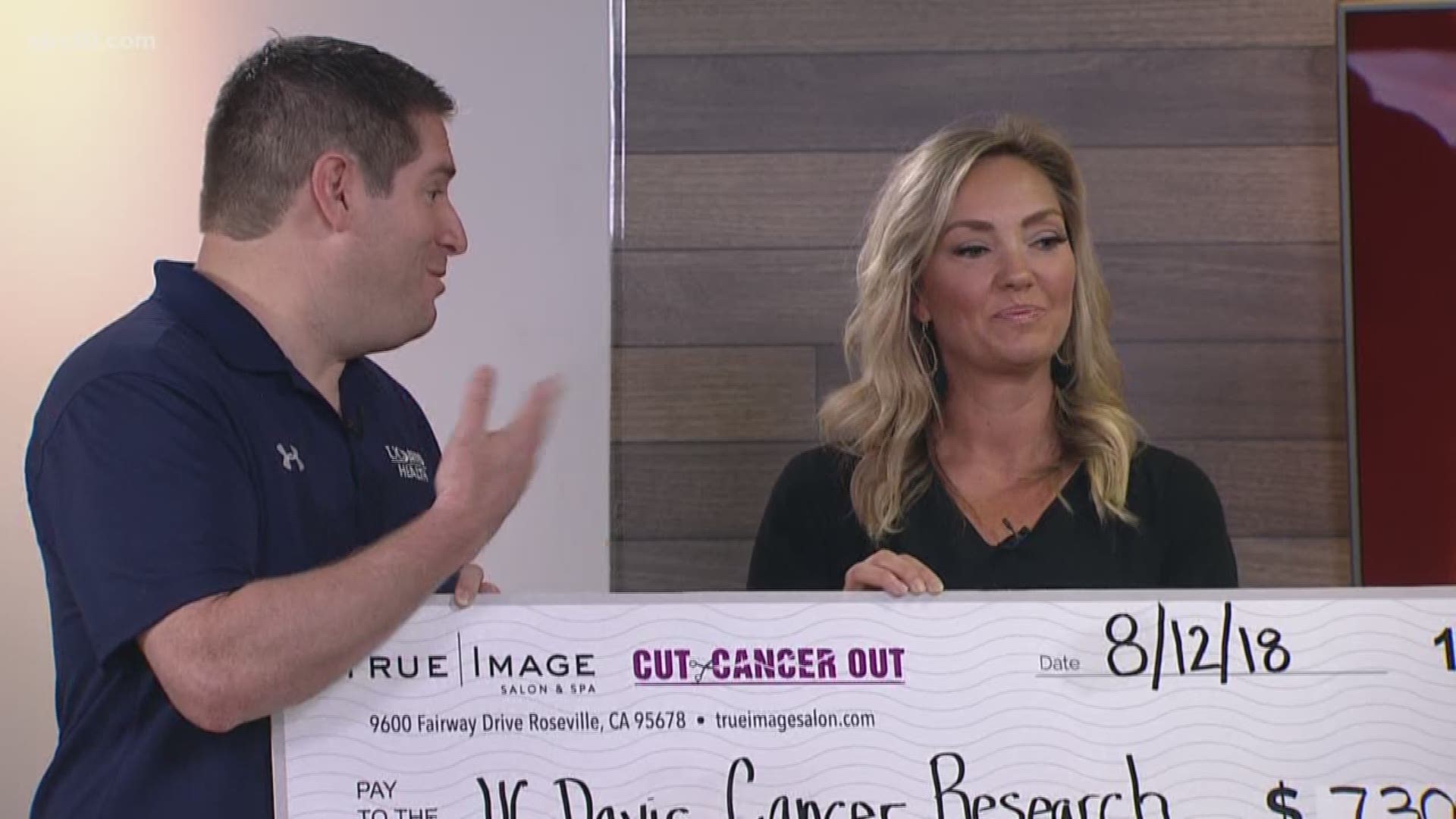 True Image Salon & Spa in Roseville raises money for the UC Davis Comprehensive Cancer Center. They're holding a fundraiser called Cut Cancer Out, on Sunday, August 12, 2018.