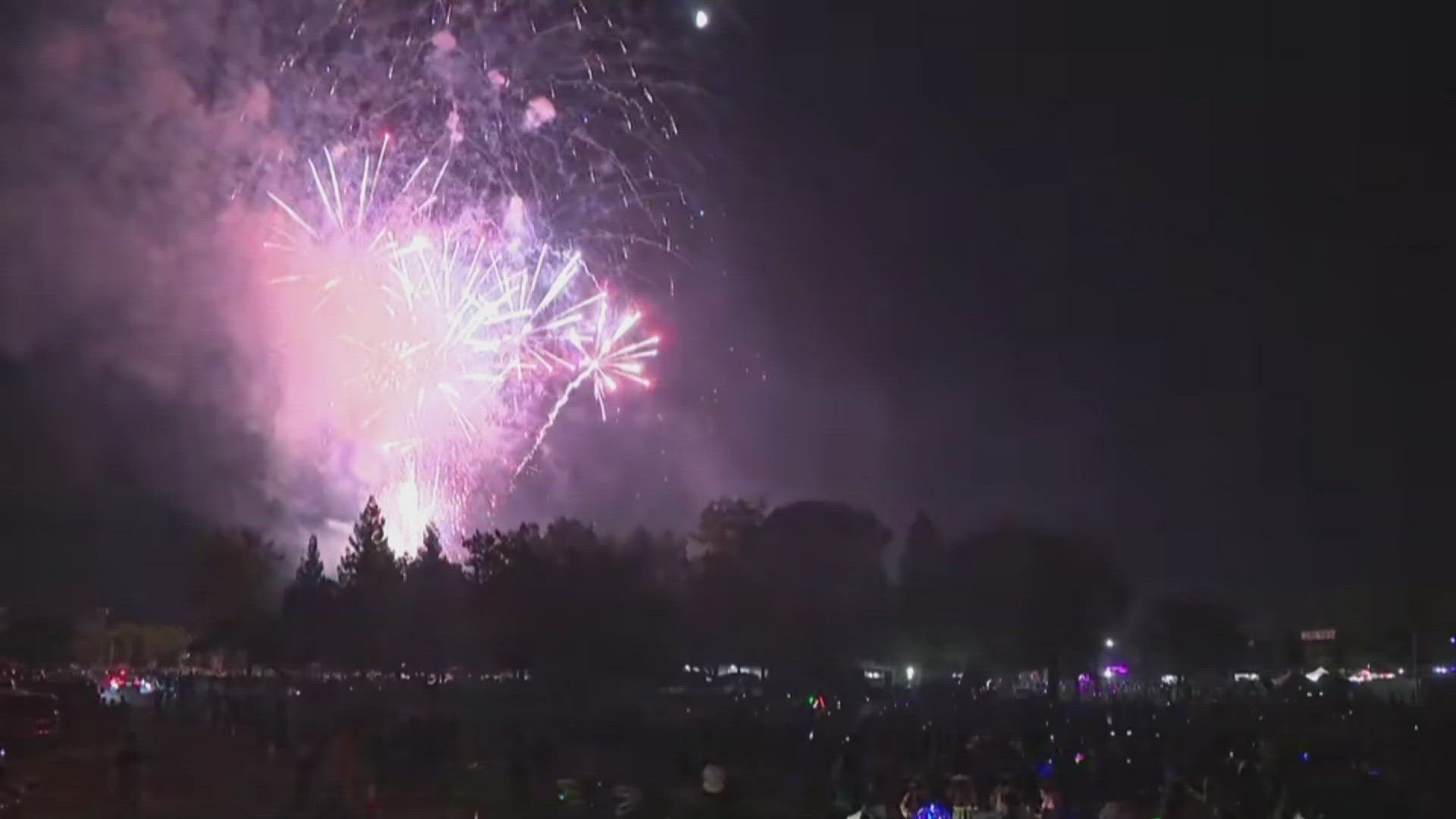 The City of Elk Grove celebrates Independence Day with the Salute to the Red, White and Blue fireworks show