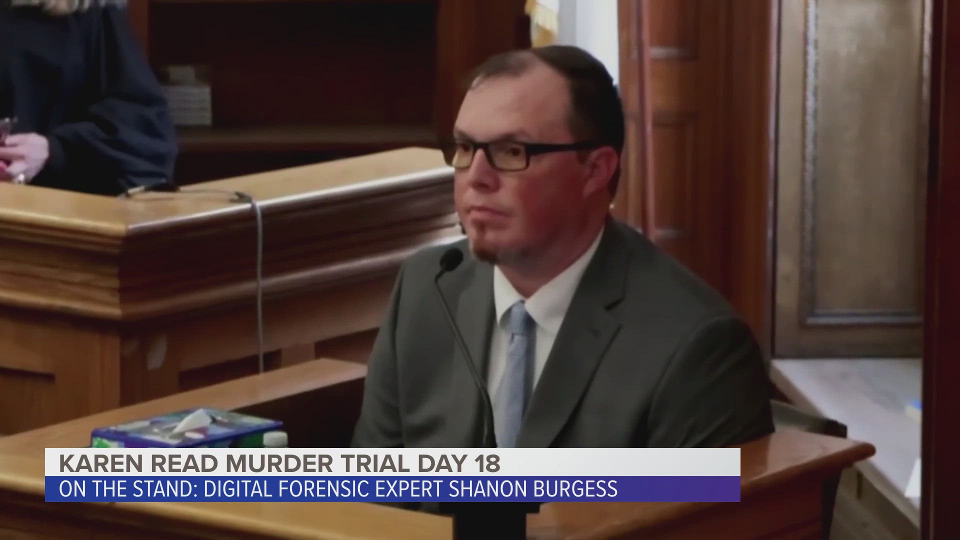 Karen Read Murder Trial: Shanon Burgess testimony, part 3, from May 19, 2025. Shanon Burgess is a digital forensic expert for Aperture LLC.