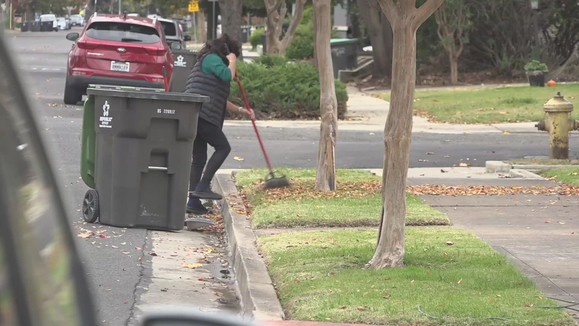 The City of Stockton has opened overnight warming centers until Sunday night. In Manteca, the city is offering free sandbags.