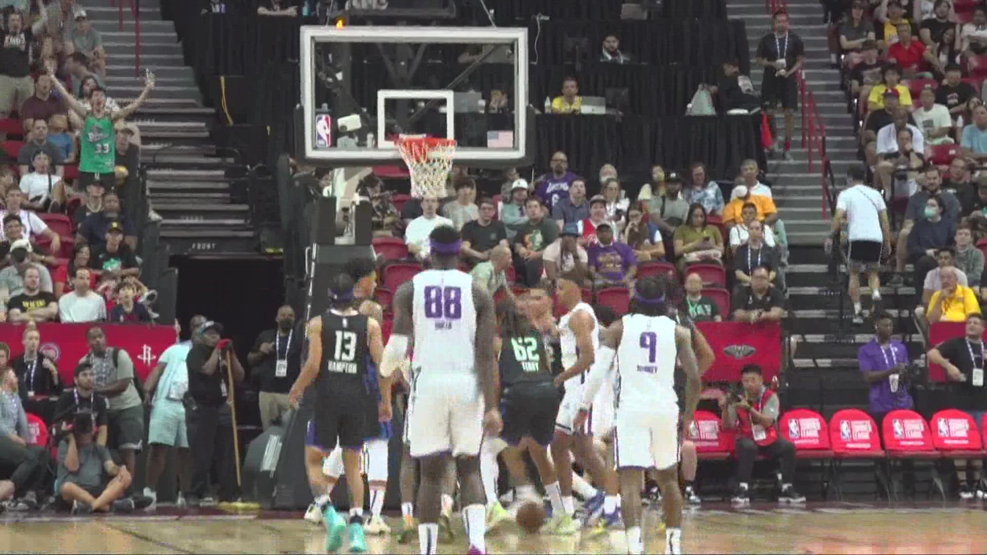 The Sacramento Kings and Orlando Magic battled in an NBA Summer League game for the ages.