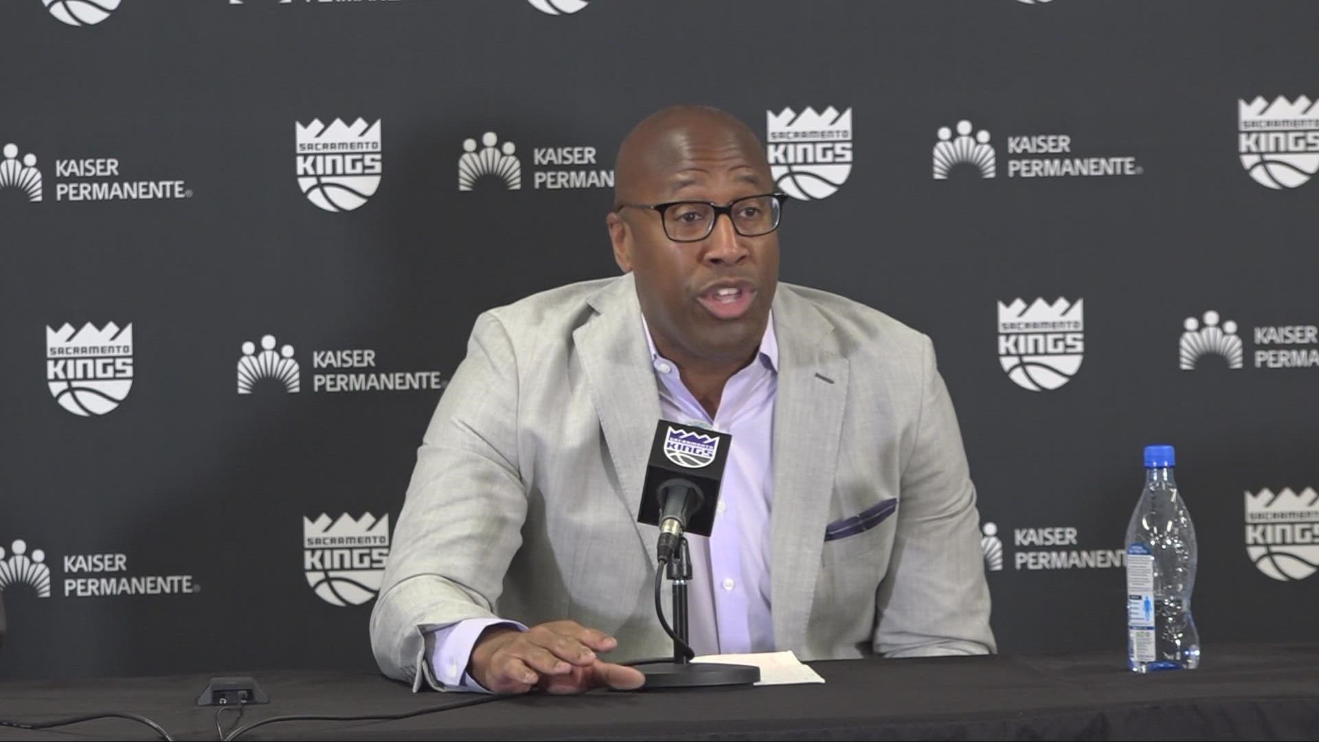 Sacramento Kings new head coach Mike Brown explains how he's going to get the team aligned and win again.