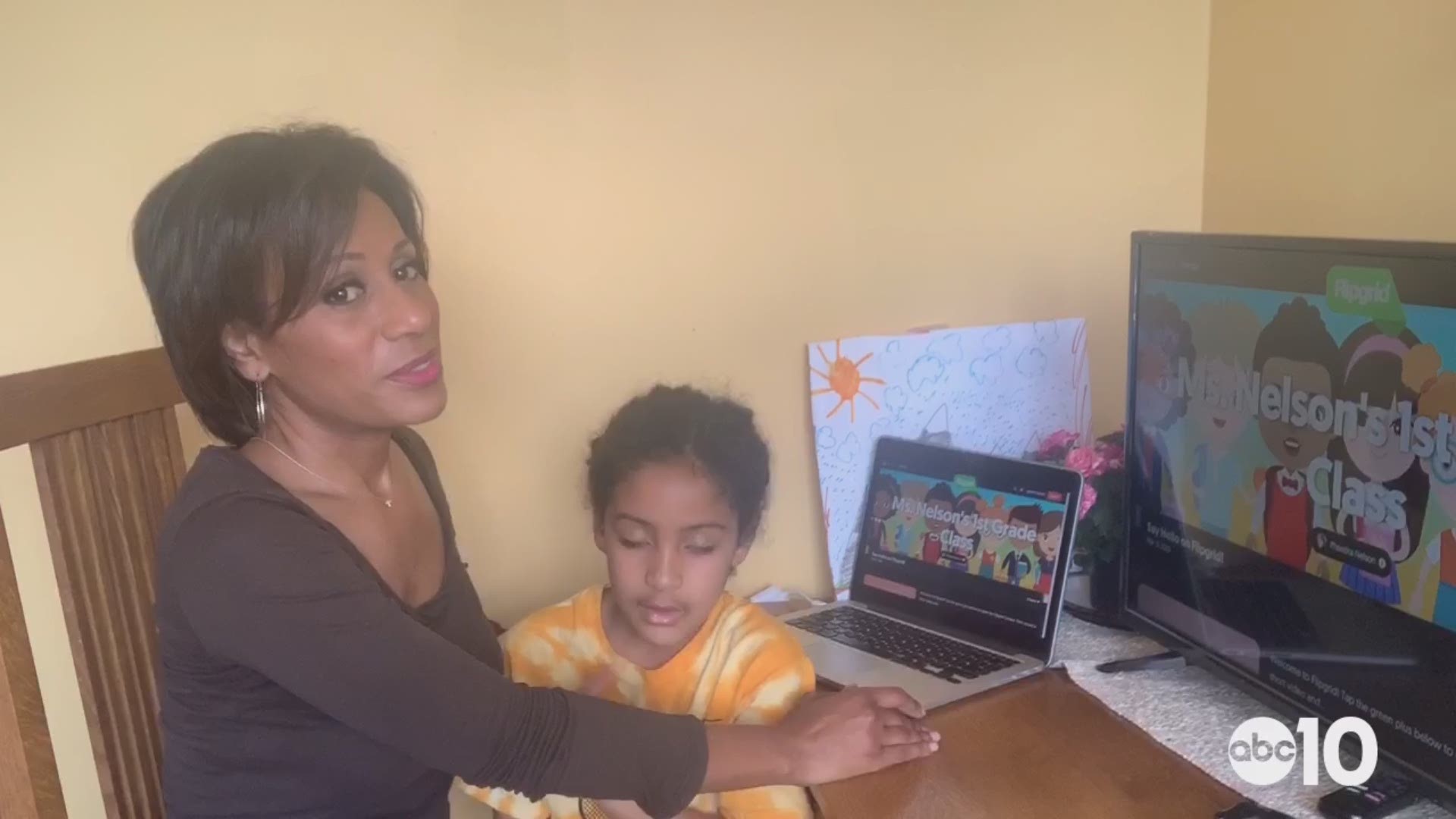 Homeschooling with Tracy Humphrey and Jules: Today we're using the website Flipgrid.  It allows kids to record a video of themselves to later share with classmates.