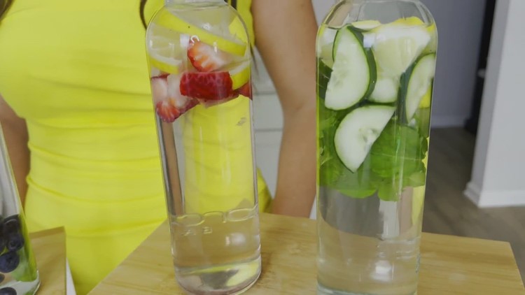 5 fruit infused water recipes | Healthy Living with Megan Evans