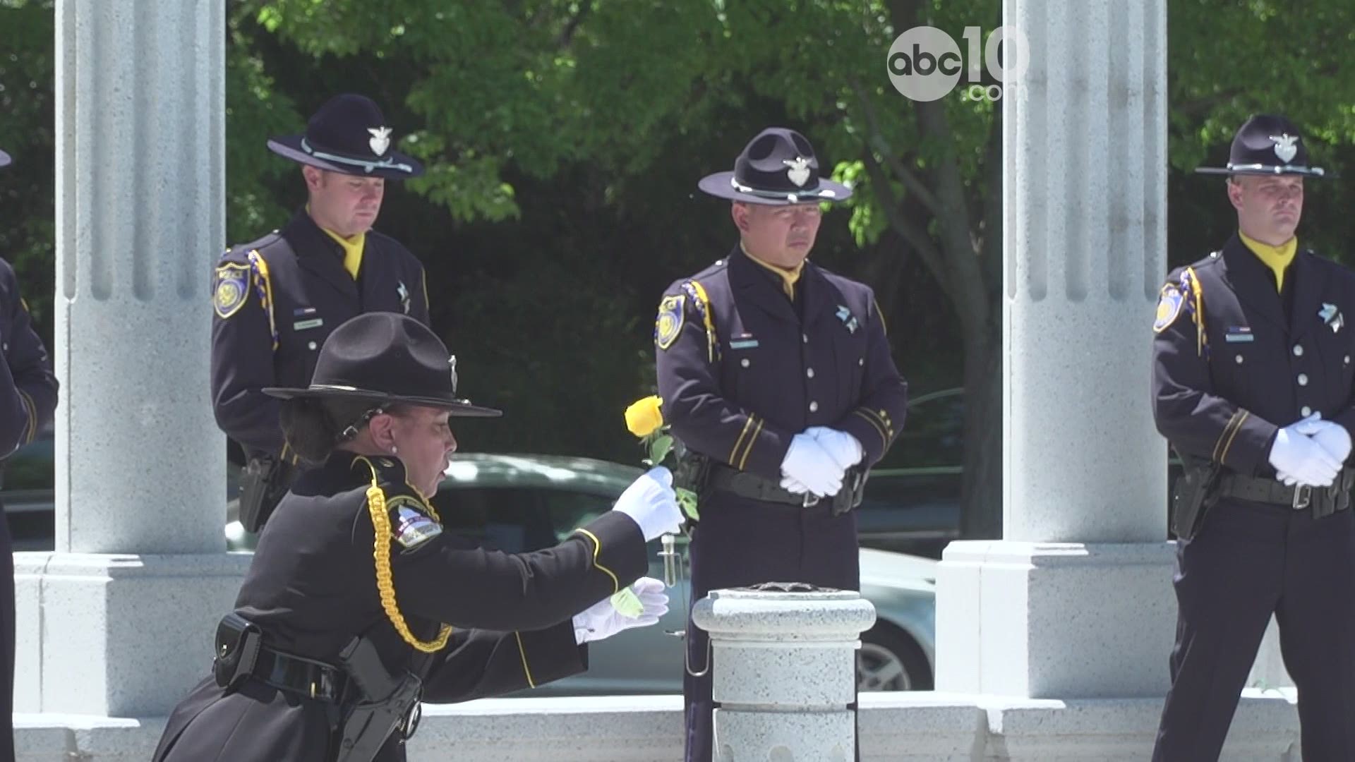Sacramento Police and other law enforcement agencies honored local heroes Thursday at the local Sacramento Police and Sheriff's Memorial for the 17th Annual Remembrance Ceremony.