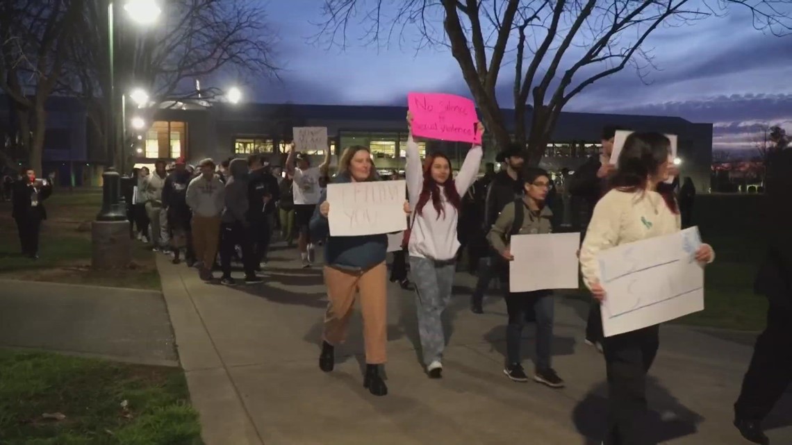 Sacramento State march for change after on-campus sexual assaults - Vimarsana News