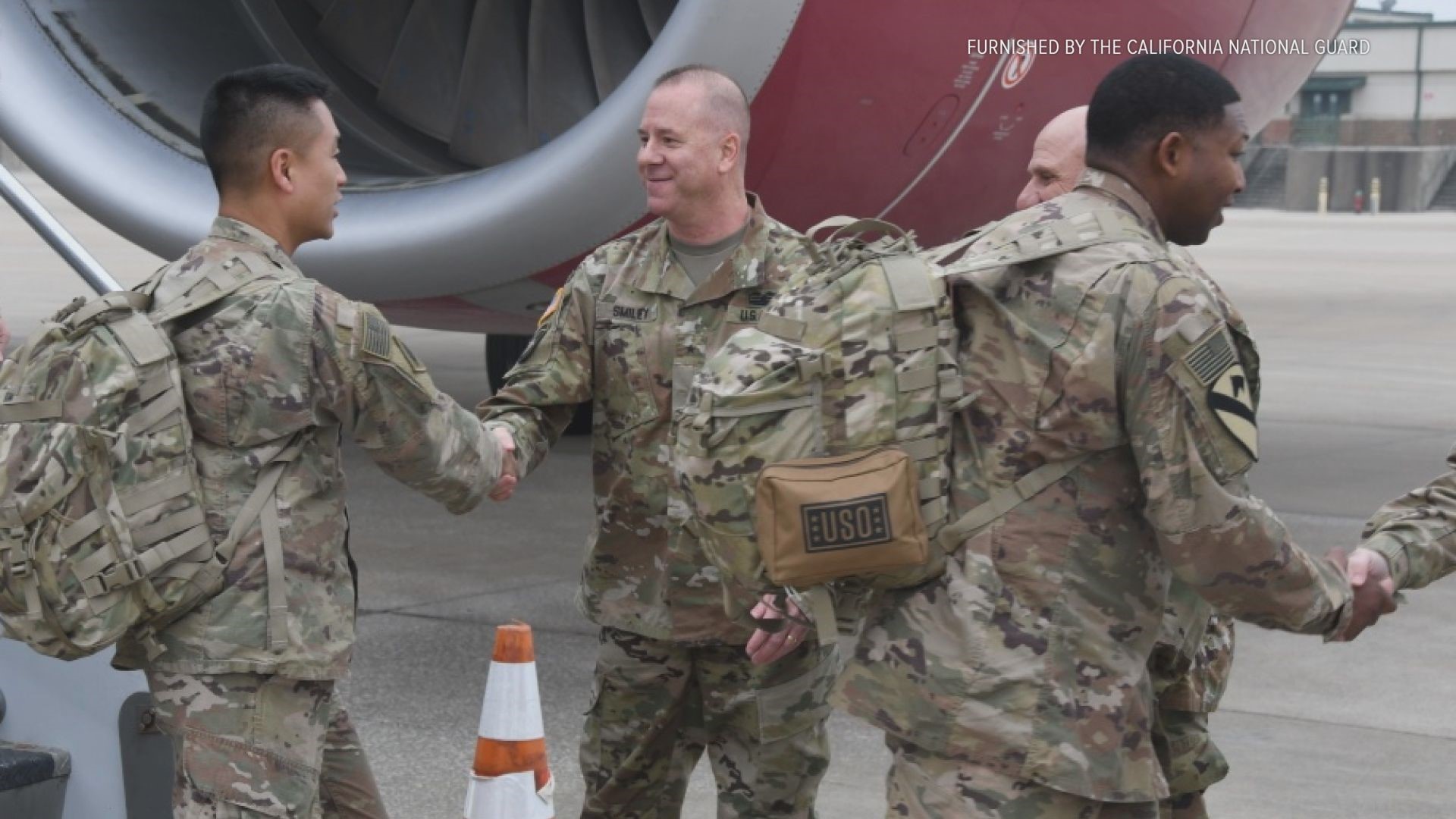 About 100 troops with the California National Guard will return home from a 9-month tour in Afghanistan. The troops have already landed safely at Fort Hood in Texas and will make it back to California later this week.