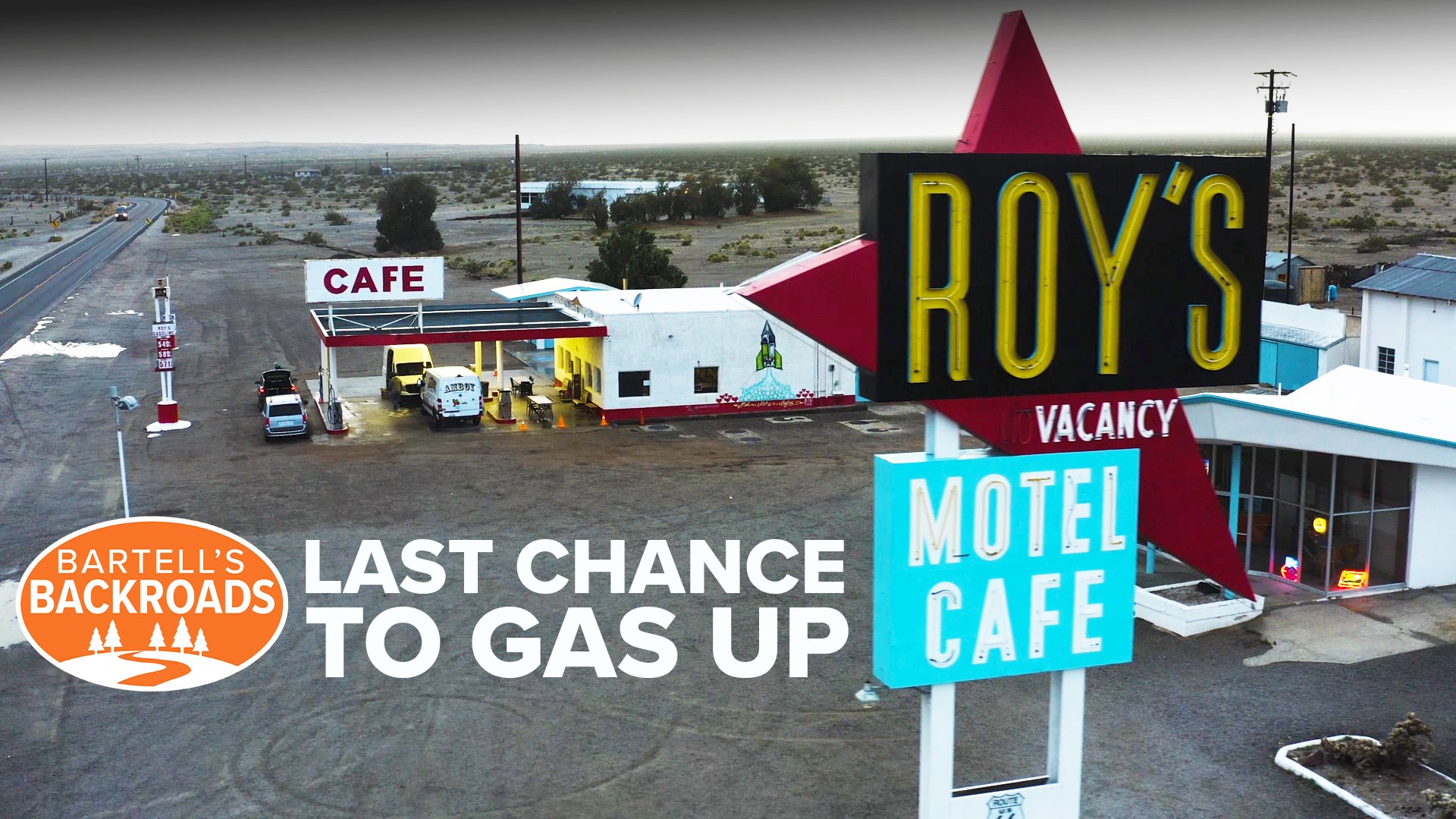 Route 66's forgotten postcard pit stop is also the last hope for gas if you travel through the Mojave National Preserve. Recorded pre-coronavirus.
