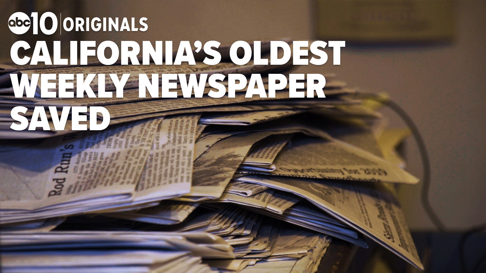 California S Oldest Weekly Newspaper Saved Abc10 Com