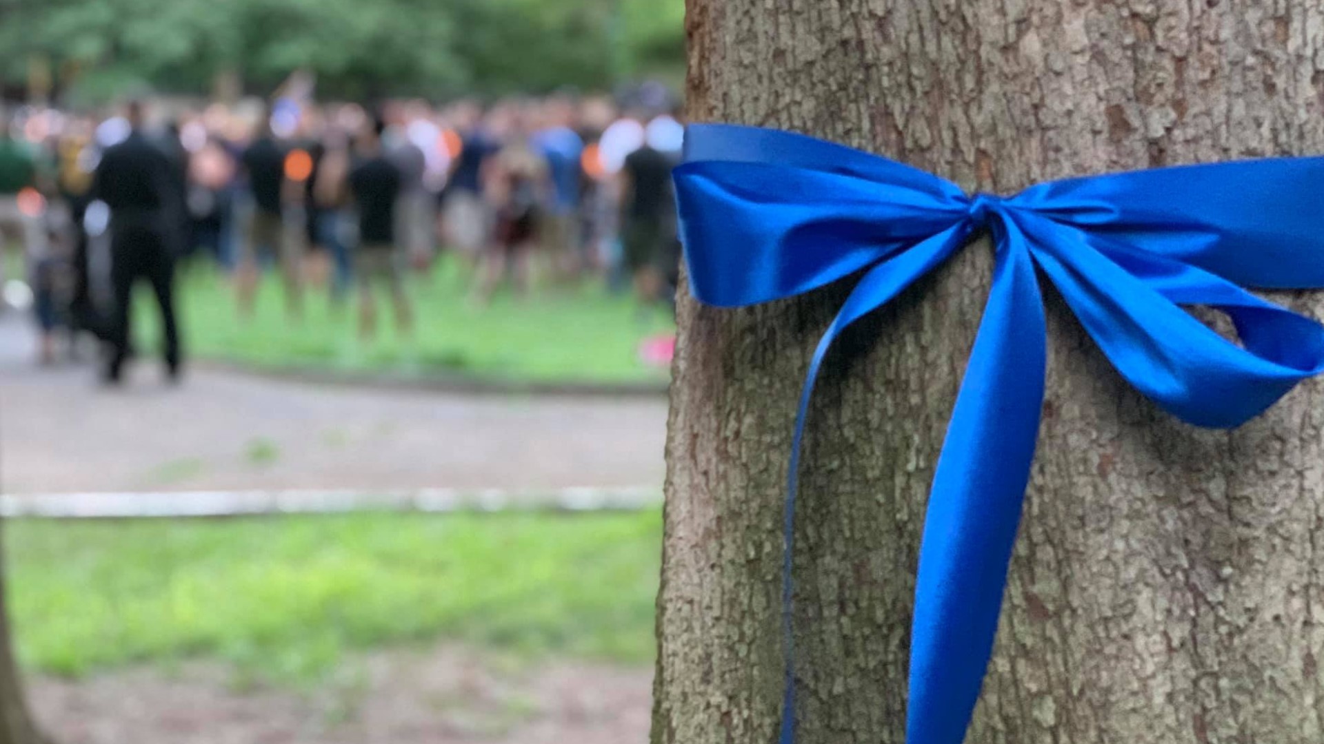 On the grounds where fallen Sacramento Officer Tara O'Sullivan once walked at Sacramento State University, hundreds gathered to share their grief, love, and solidarity after her death.