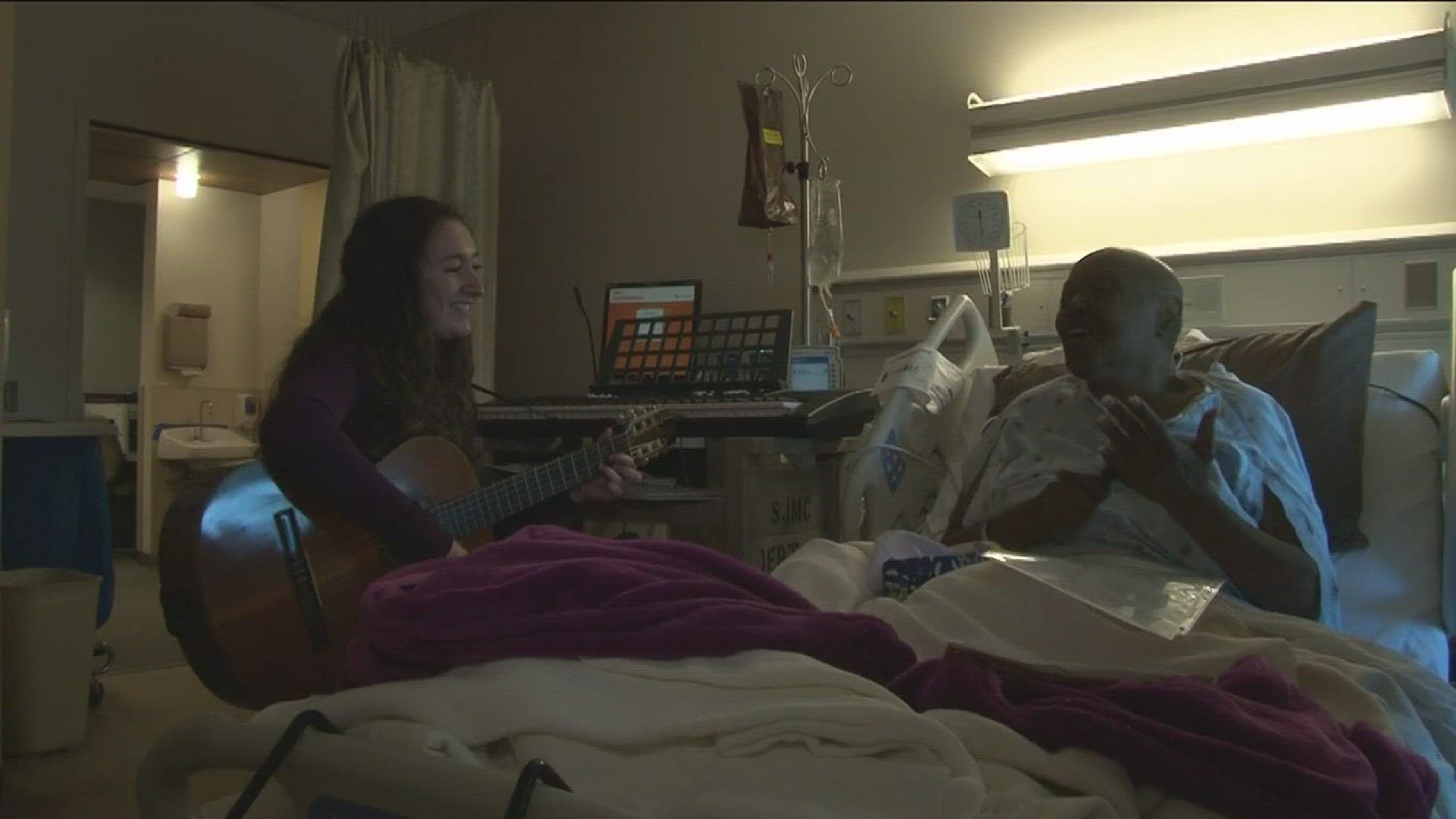 Music to the ear is also music to the heart and overall health. That's the journey students at the University of the Pacific are taking and sharing with patients at a Stockton hospital. (April 27, 2017)