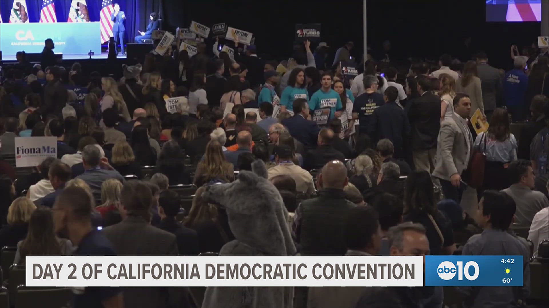California Democrats Rally As Convention Speeches Take Aim at Trump ...