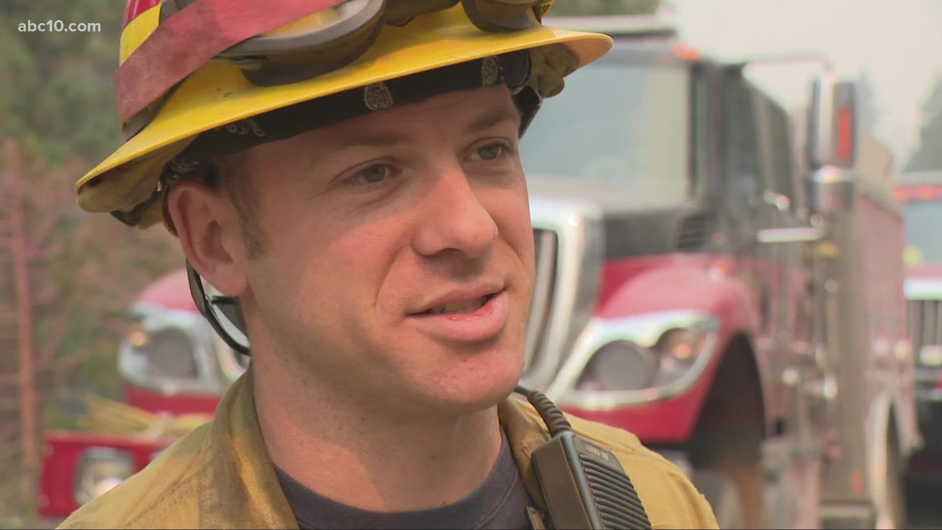 Although the California wildfires have forced people to evacuate their homes, they remain grateful for the work firefighters are putting in to stop the fire.