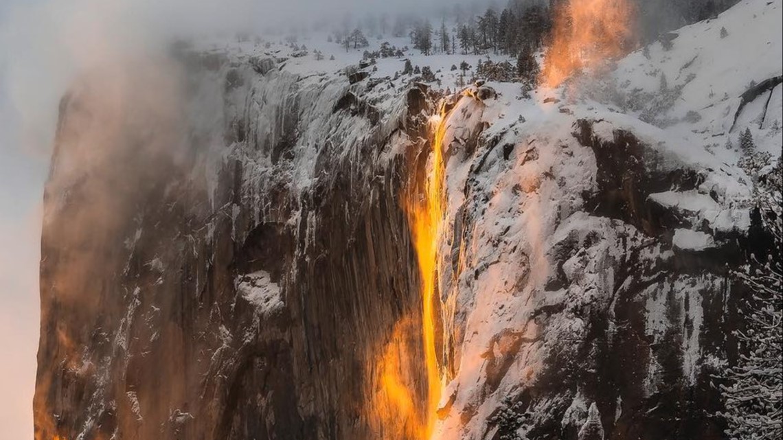 Annual Yosemite National Park "firefall" returns for 2019 