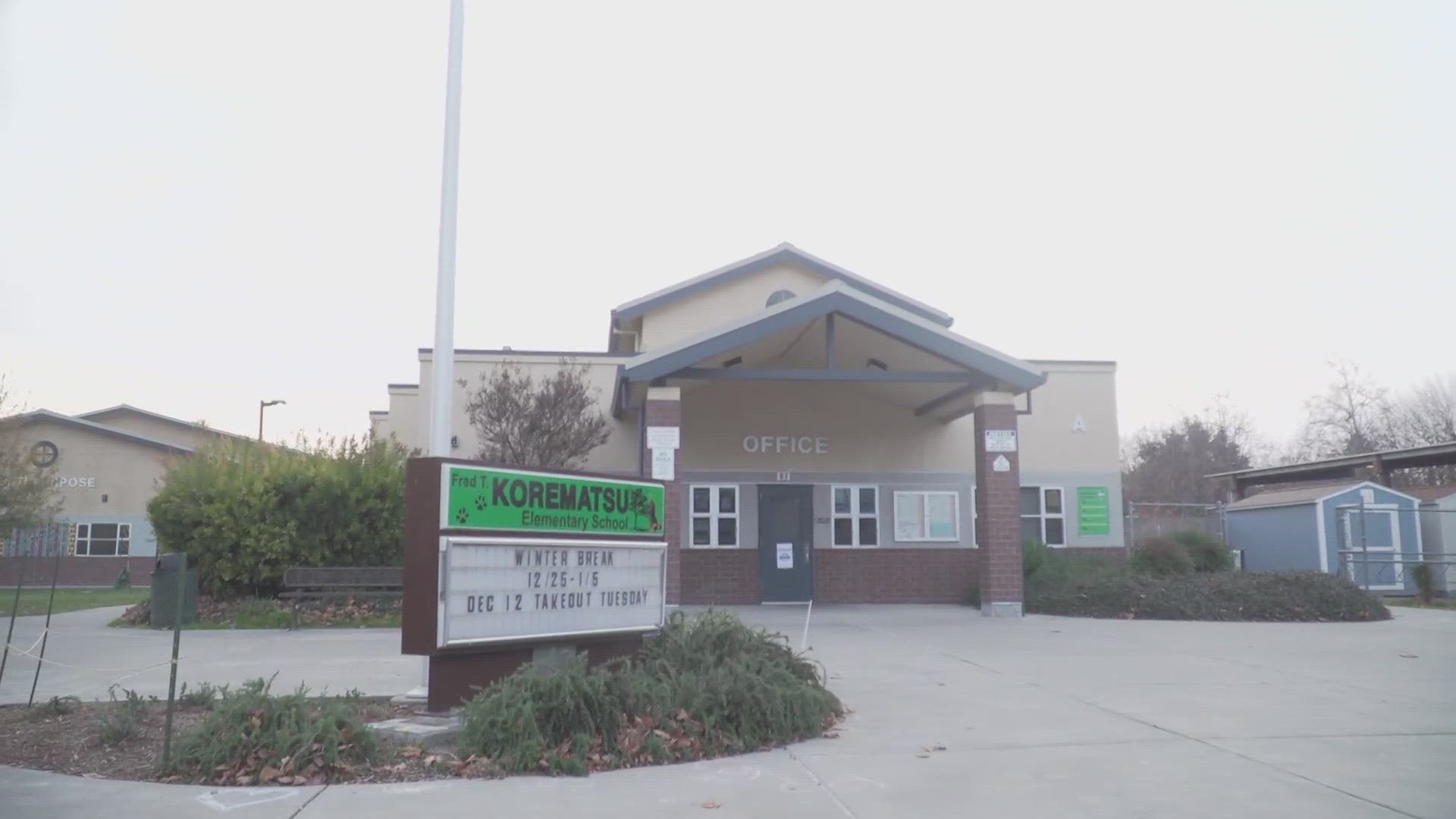 A staff member found the N-word on an exterior wall of an elementary school in Davis.