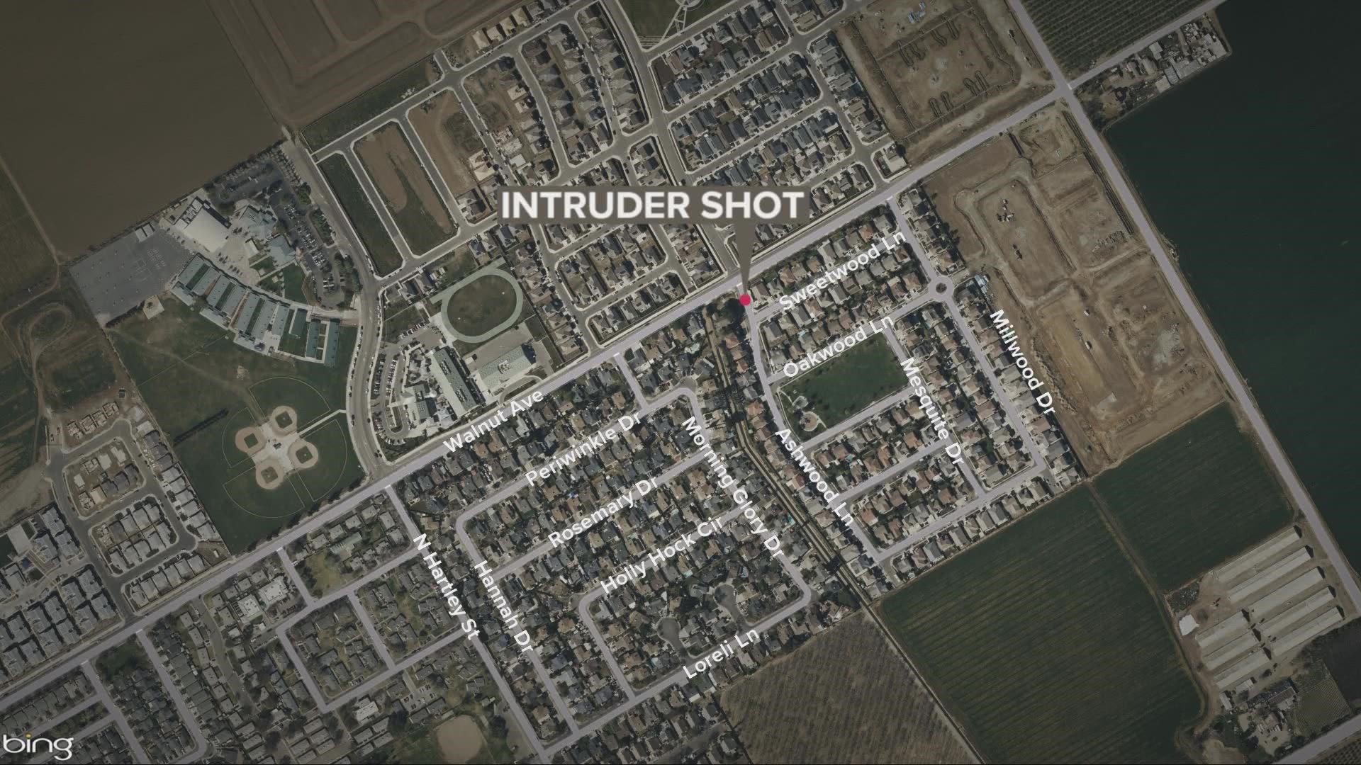 Authorities say the homeowner who fatally shot the alleged intoxicated intruder had purchased the gun the day before the self-defense shooting.