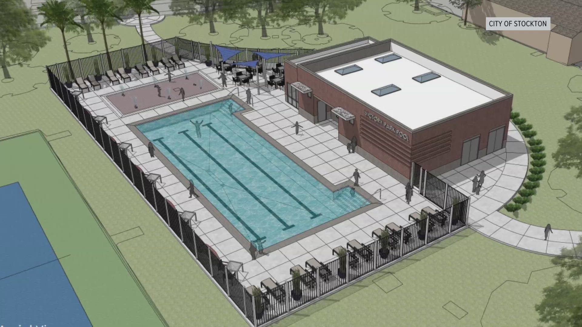 It's been years of waiting, but the city has finally broken ground to transform Victory Park pool in Stockton.