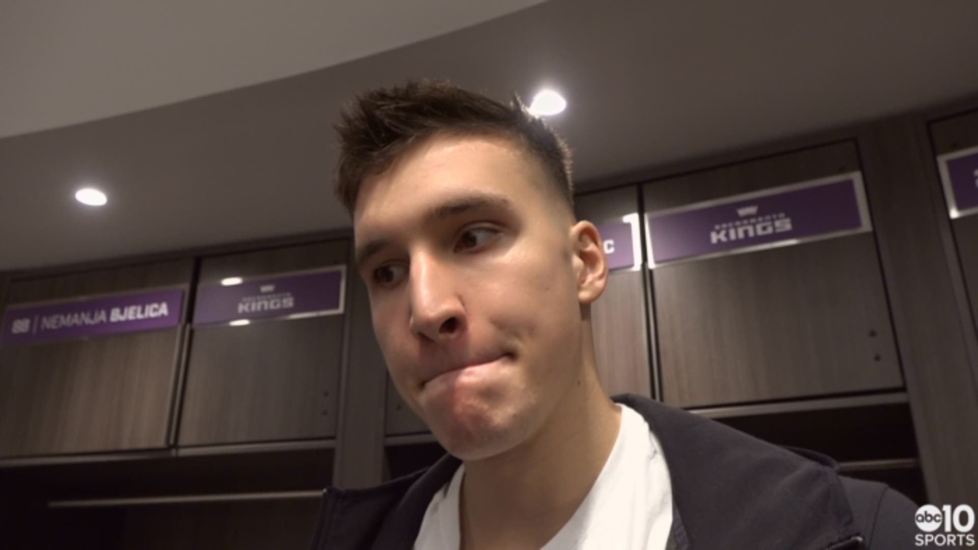 Kings guard Bogdan Bogdanovic talks about being disappointed in his team's performance against the Utah Jazz coming off losing in Oakland to the Warriors the previous night, and the upcoming days off coming at a good time for Sacramento.
