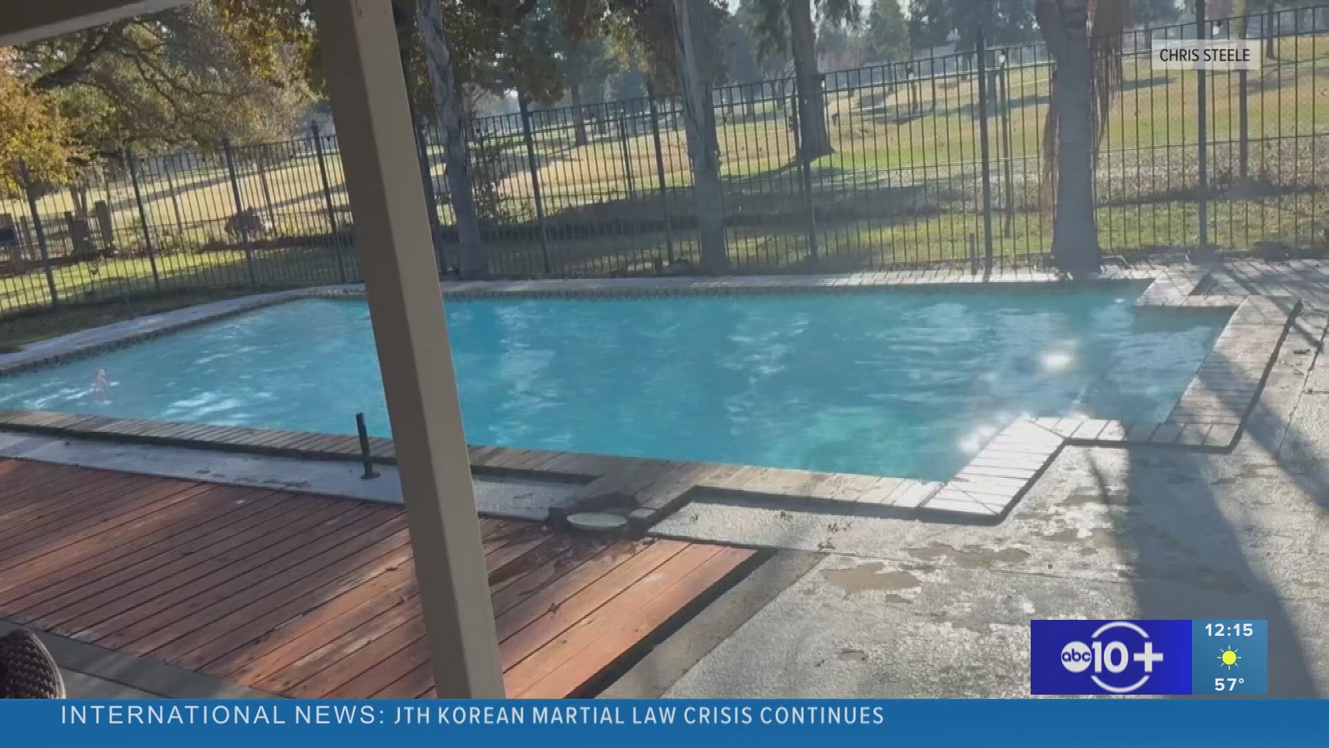 Video shows how the impact of the 7.0 magnitude earthquake in California showed up in homes, businesses and pools. 