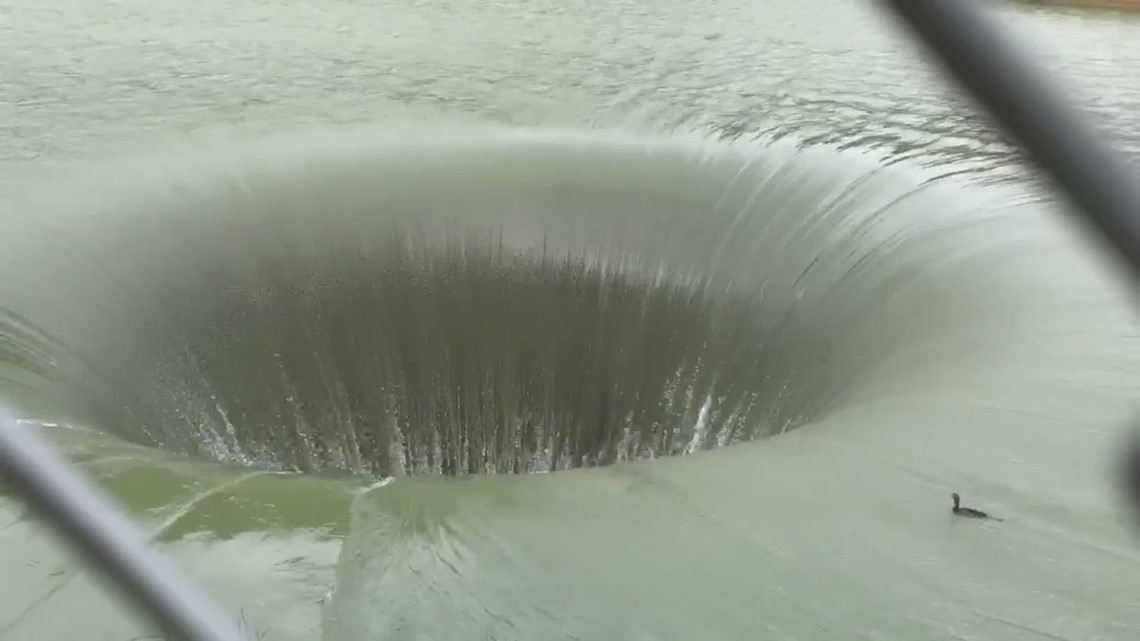 Duck gets swallowed up by Lake Berryessa Glory Hole 