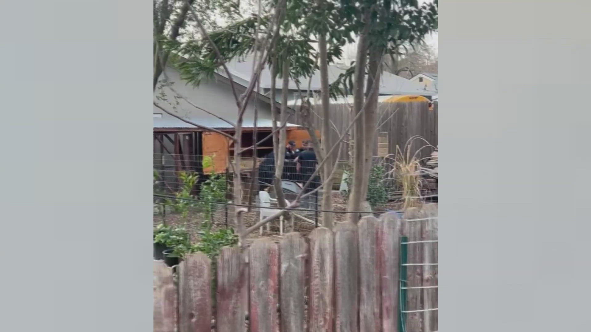 Video obtained by ABC10 shows the shirtless deputy struggling with officers before one yells, "Taser, Taser, Taser," leading to Lloyd being taken to the ground.