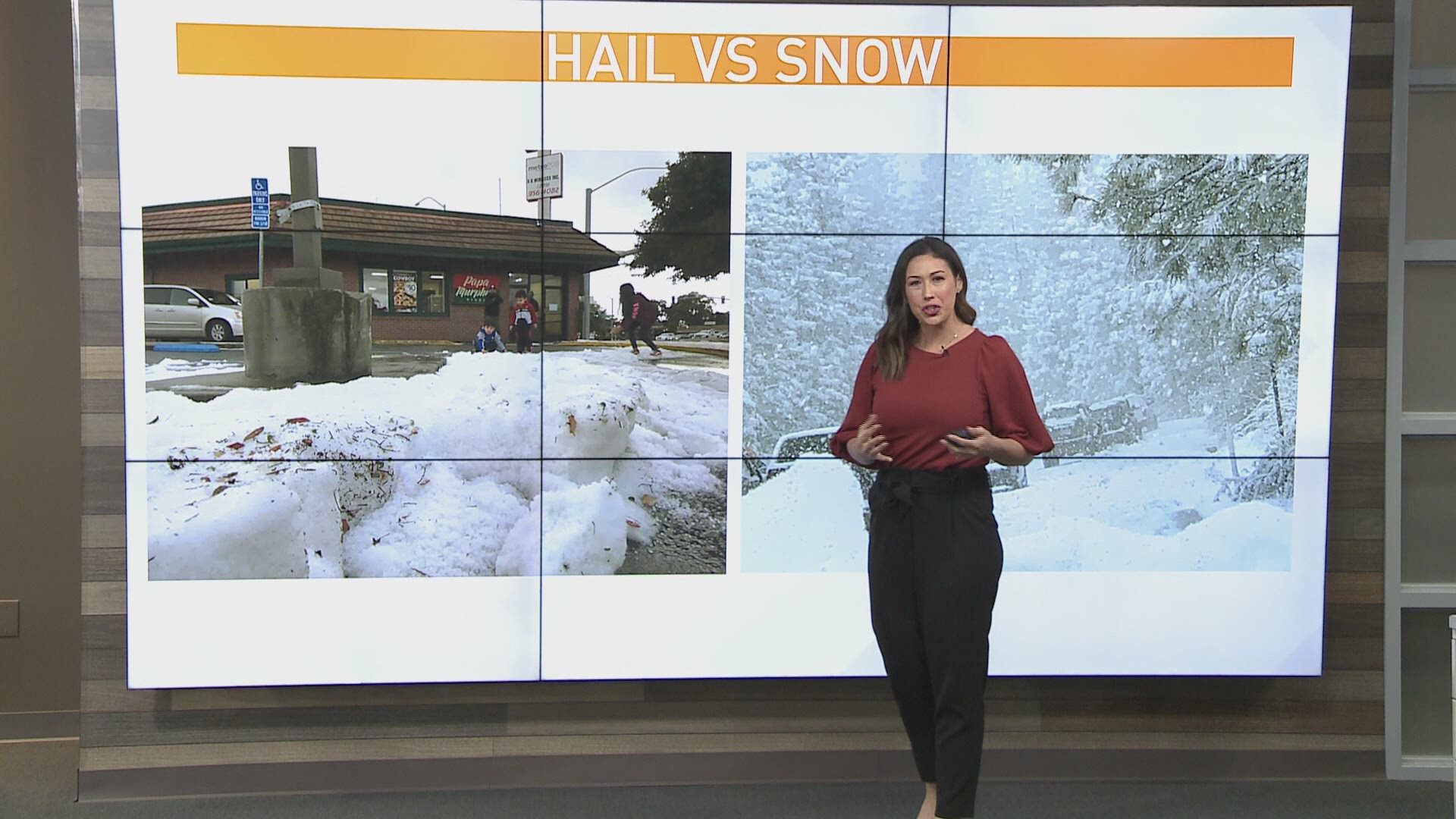 What's the difference between hail and snow?