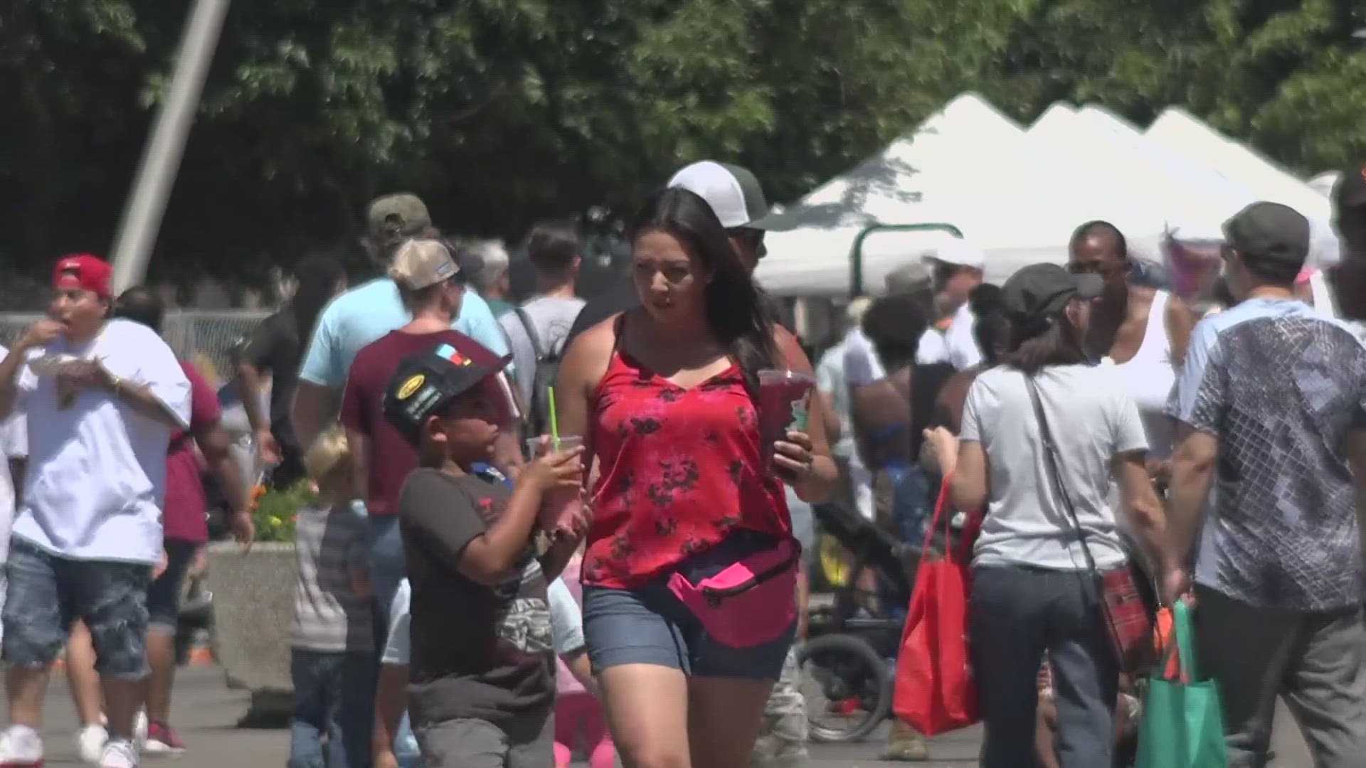 Though triple degree temperatures hit this weekend, Stockton was bustling with people attending the Soul Food Festival, Garlic Festival and Obon Japanese Festival.