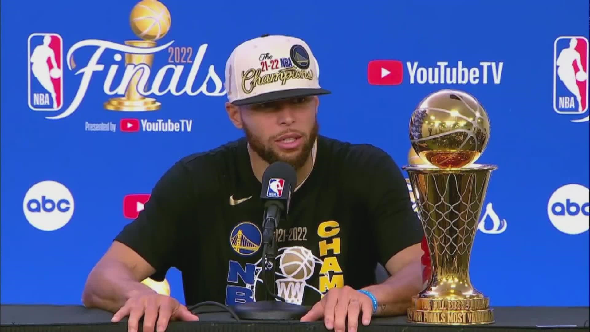 We got 4 championships' Stephen Curry hyped over 2022 NBA Finals
