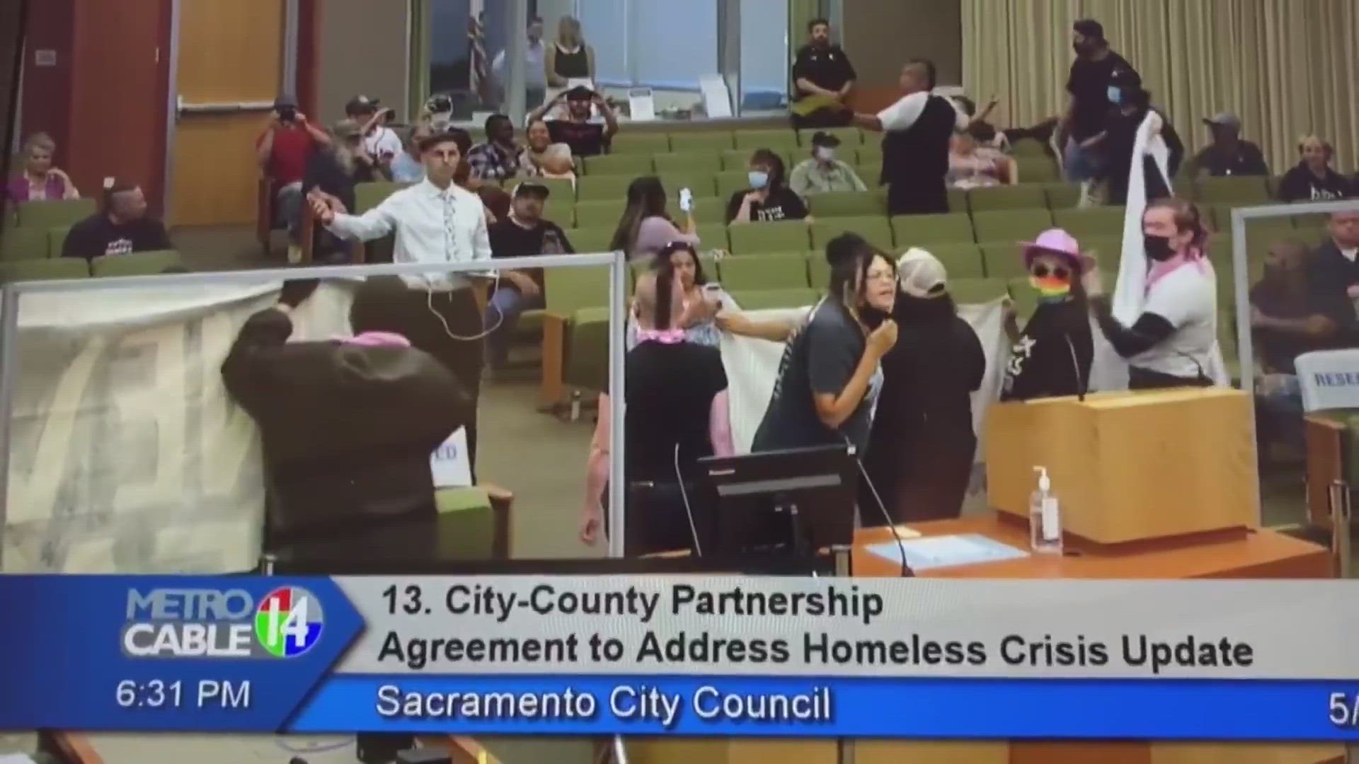 City Councilmember Karina Talamantes said the meeting came "to a halt due to the hatred of a few anti-Semitic and racist individuals."