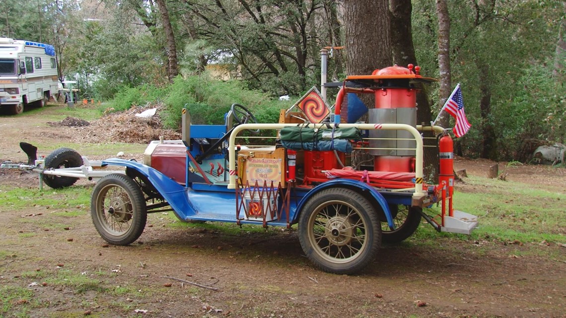 No gas, no problem. This Placerville man drives a car fueled by wood