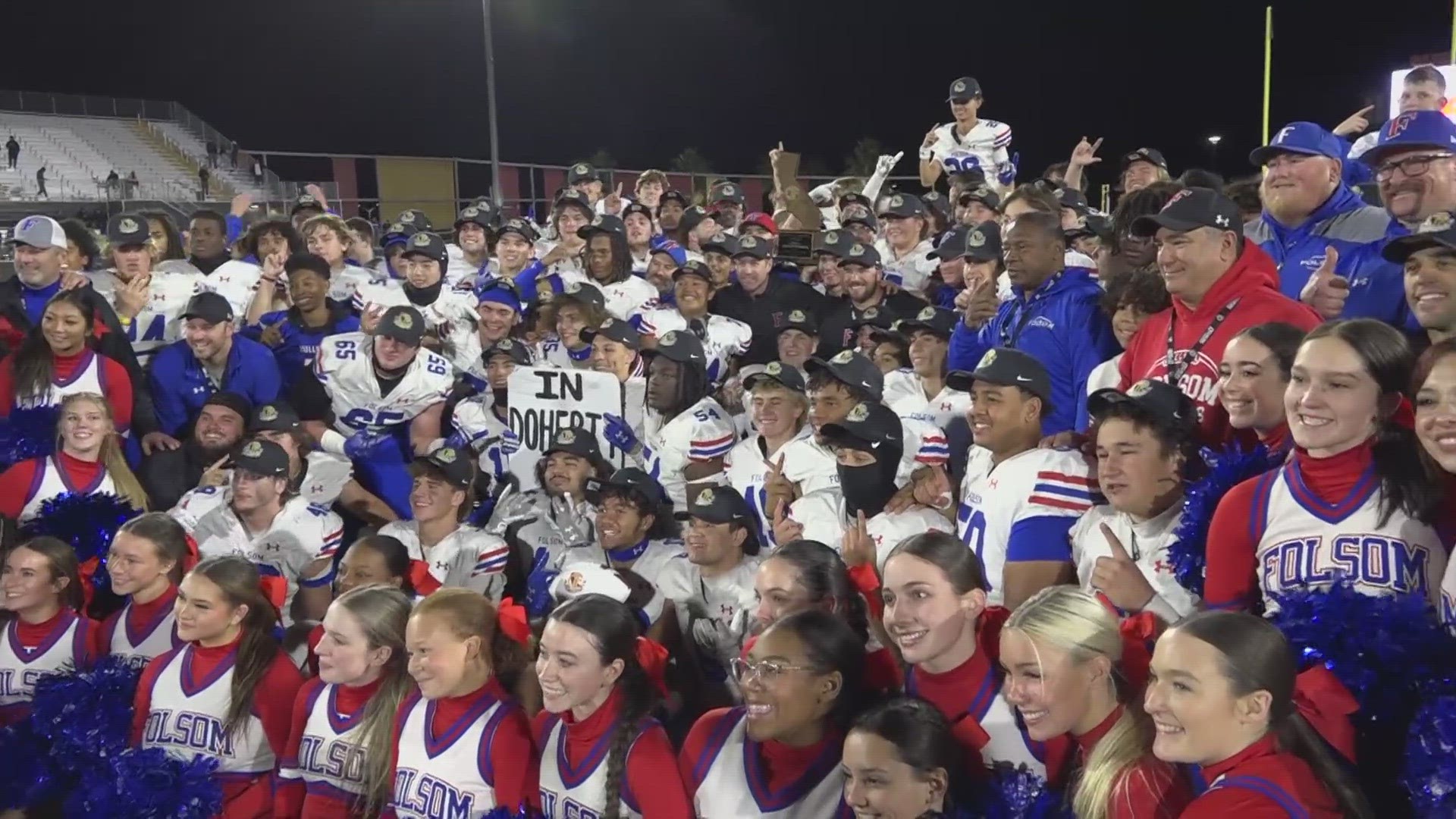 Before today, Folsom High School last won the state football title in 2018. The Bulldogs defeated the powerhouse St. Bonaventure High School 20-14.