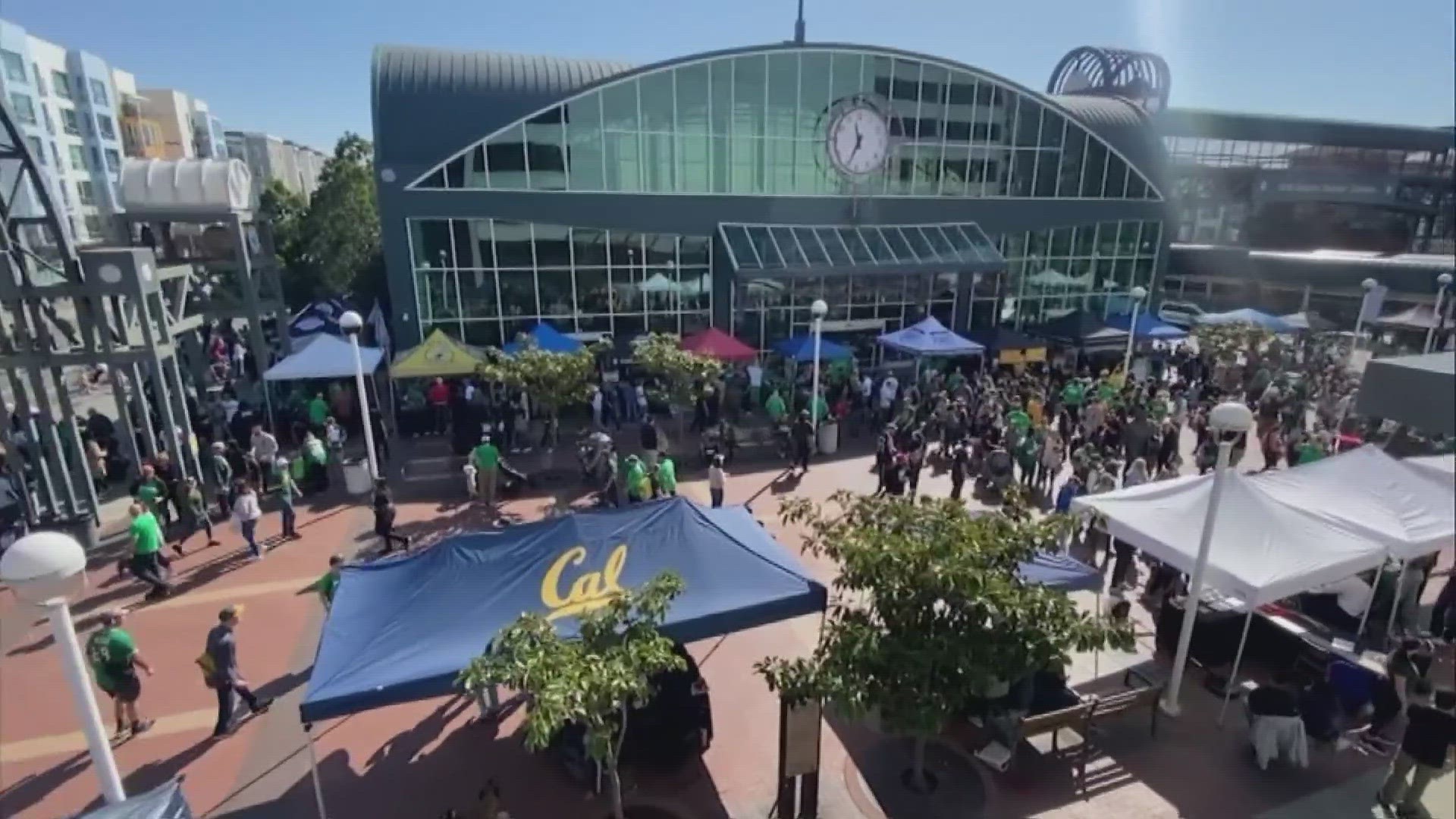 The event was held as another part of the fans "reverse boycott" to try and keep the A's in Oakland.