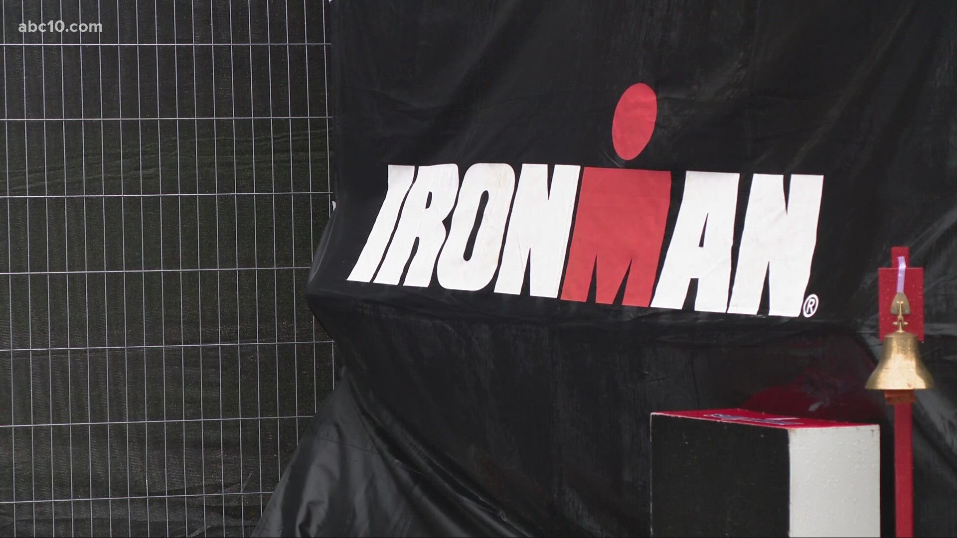 Roughly an hour before athletes were set to start racing, IRONMAN California canceled its competition in Sacramento due to this weekend's storm.