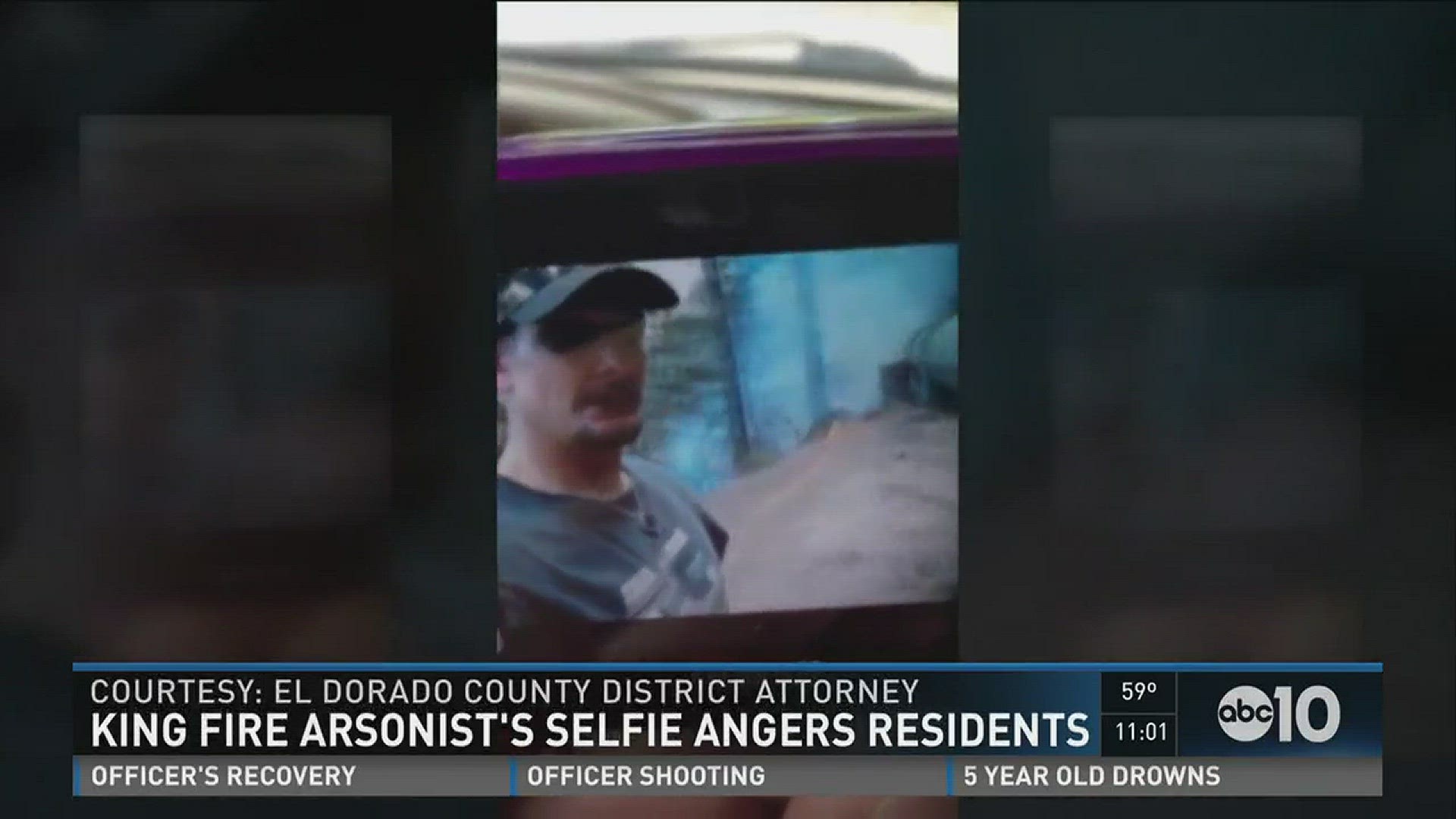King Fire arsonist's selfie angers residents (April 8, 2016)