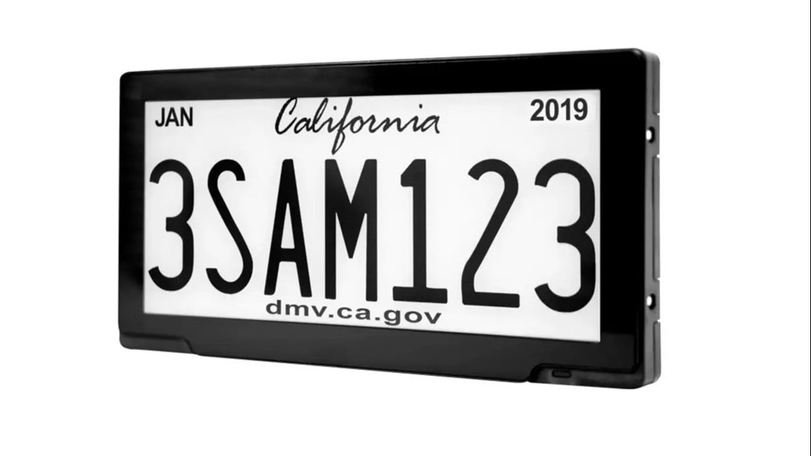 California rolls out digital license plate pilot program