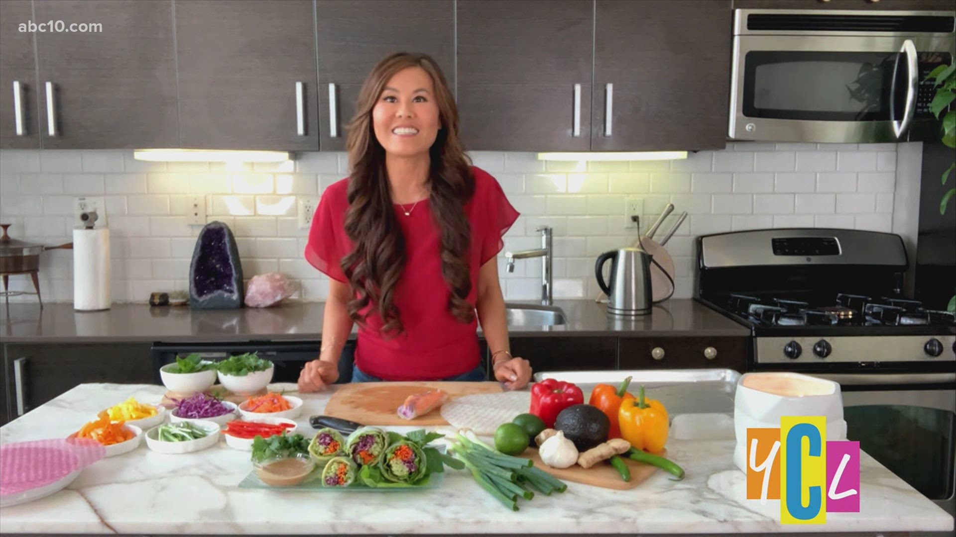 Celeb Chef Serena Poon advises eating the rainbow with fruits and vegetables of different colors everyday, and shares her recipe for "Rainbow Summer Rolls."