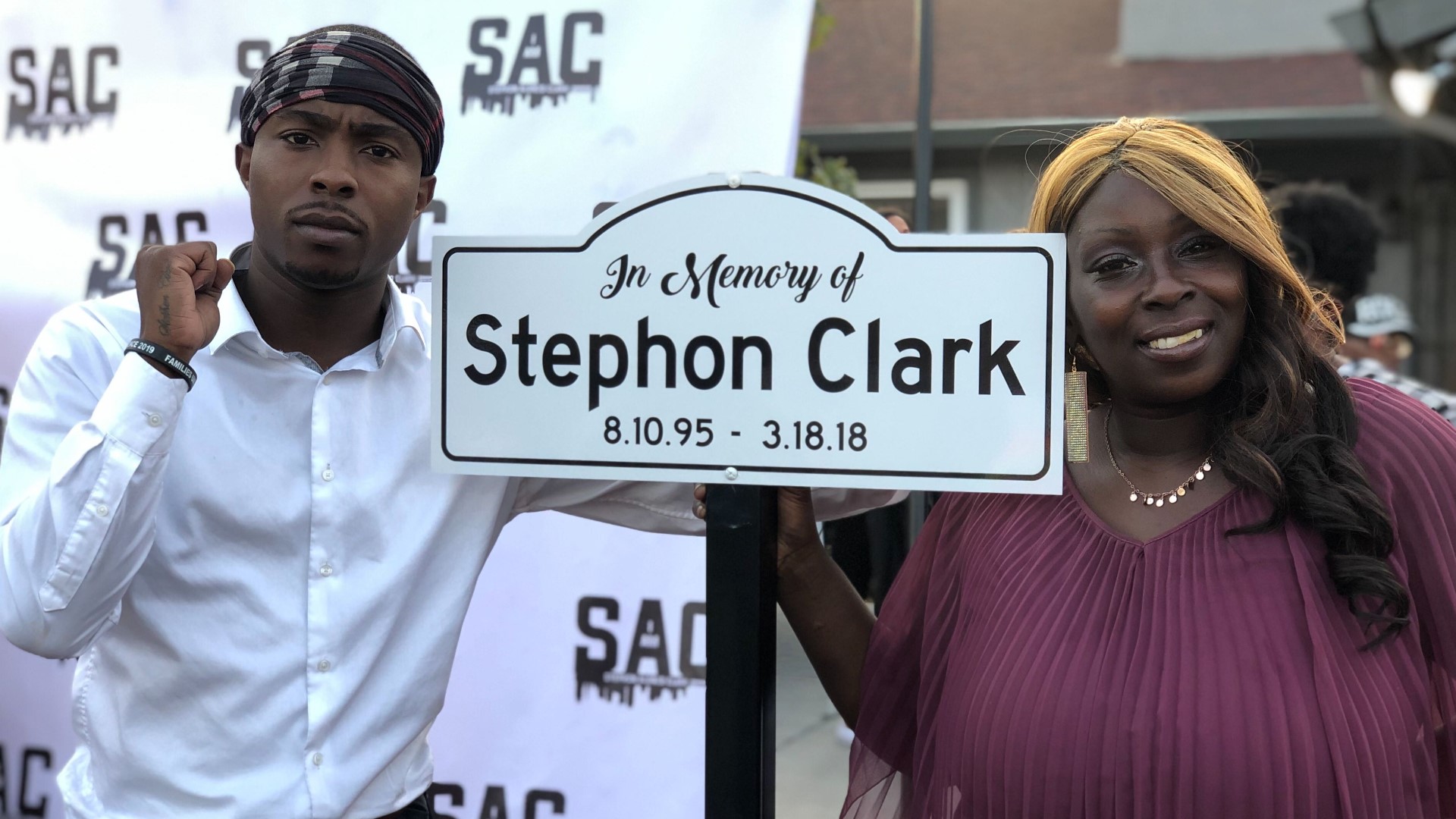 A celebration was underway in the Meadowview area as their first community block party kicked off. A memorial sign was revealed honoring Stephon Clark.