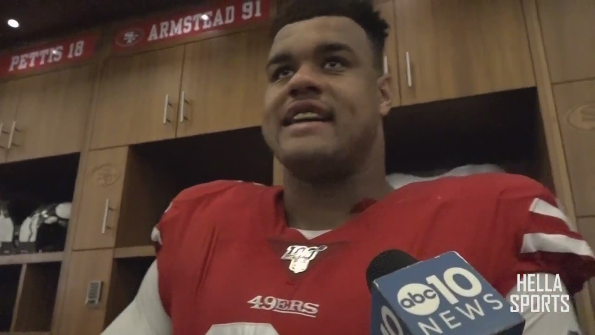 Sacramento's Arik Armstead celebrates his NFC Championship and reflects on his best season in San Francisco