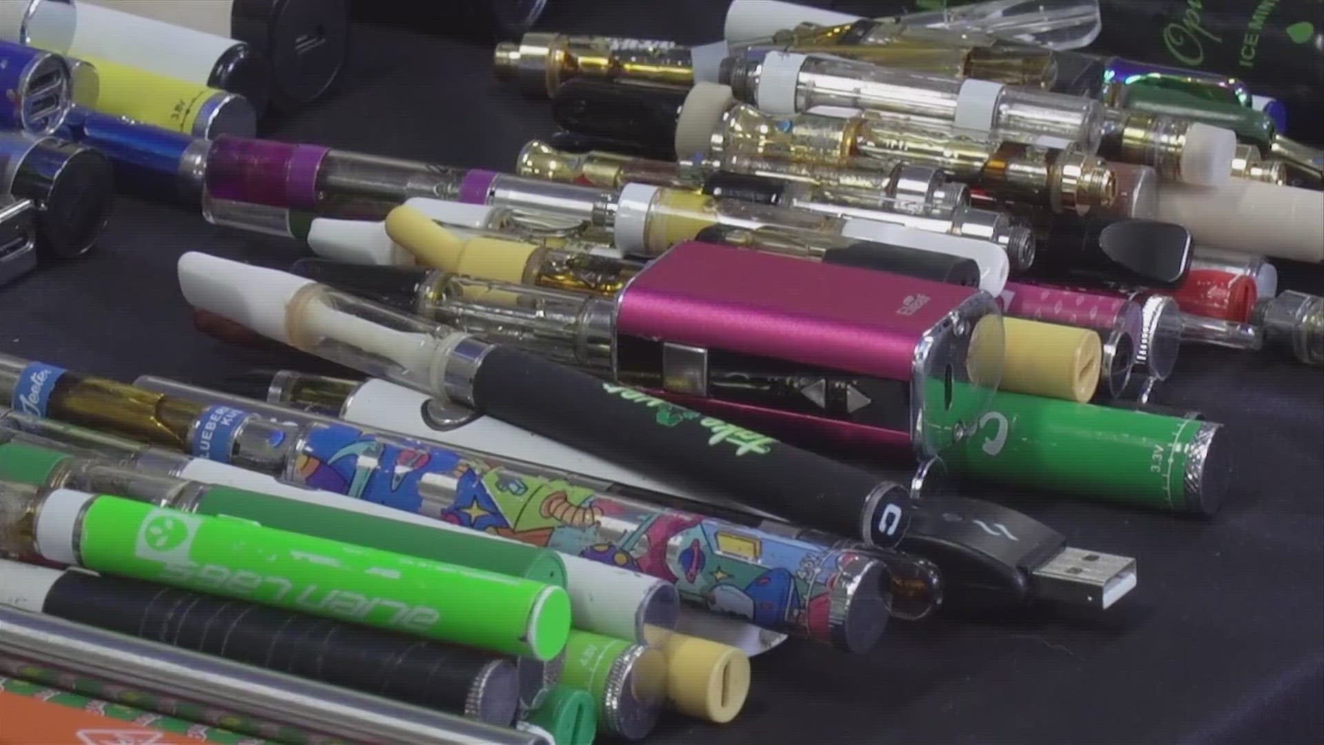 Officials said undercover detectives found 11 of 13 randomly selected vape shops were still carrying flavored tobacco, which isn't legal in California.