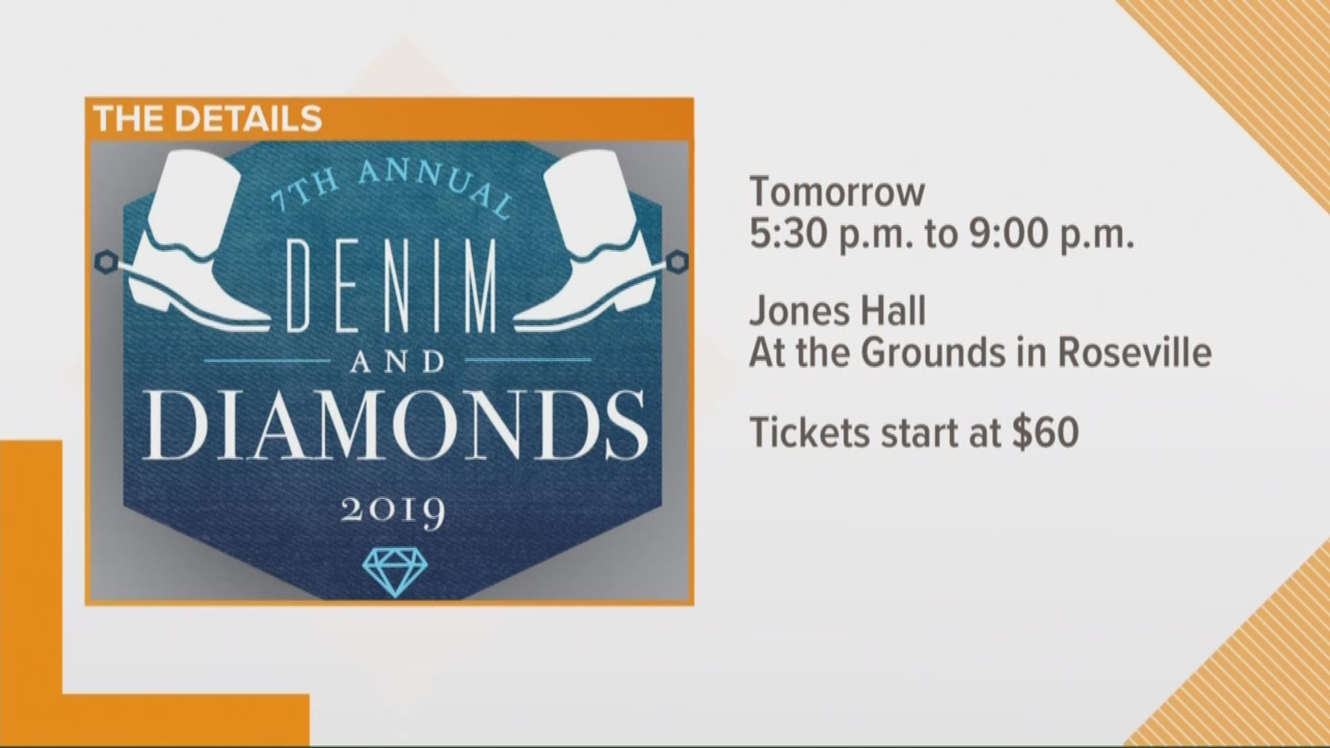 Denim & Diamonds tickets are available at KidsFirstNow.org