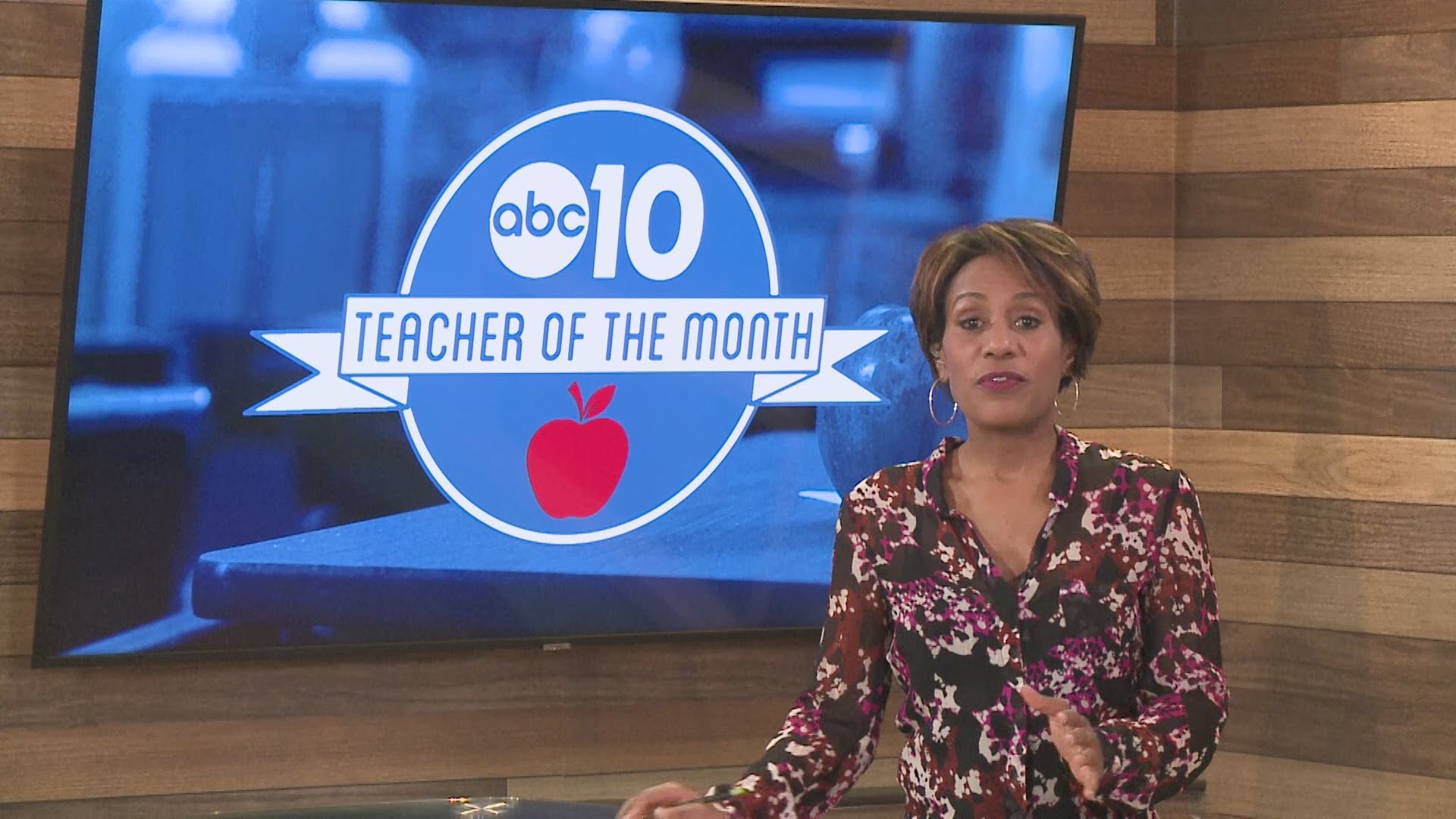 April 2021:  Christina Coppola is ABC 10's Teacher of the Month