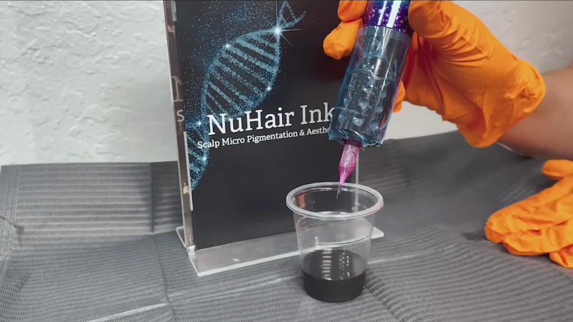 The owner of NuHair Ink says he was inspired by those who are fighting cancer and dealing with hair loss.