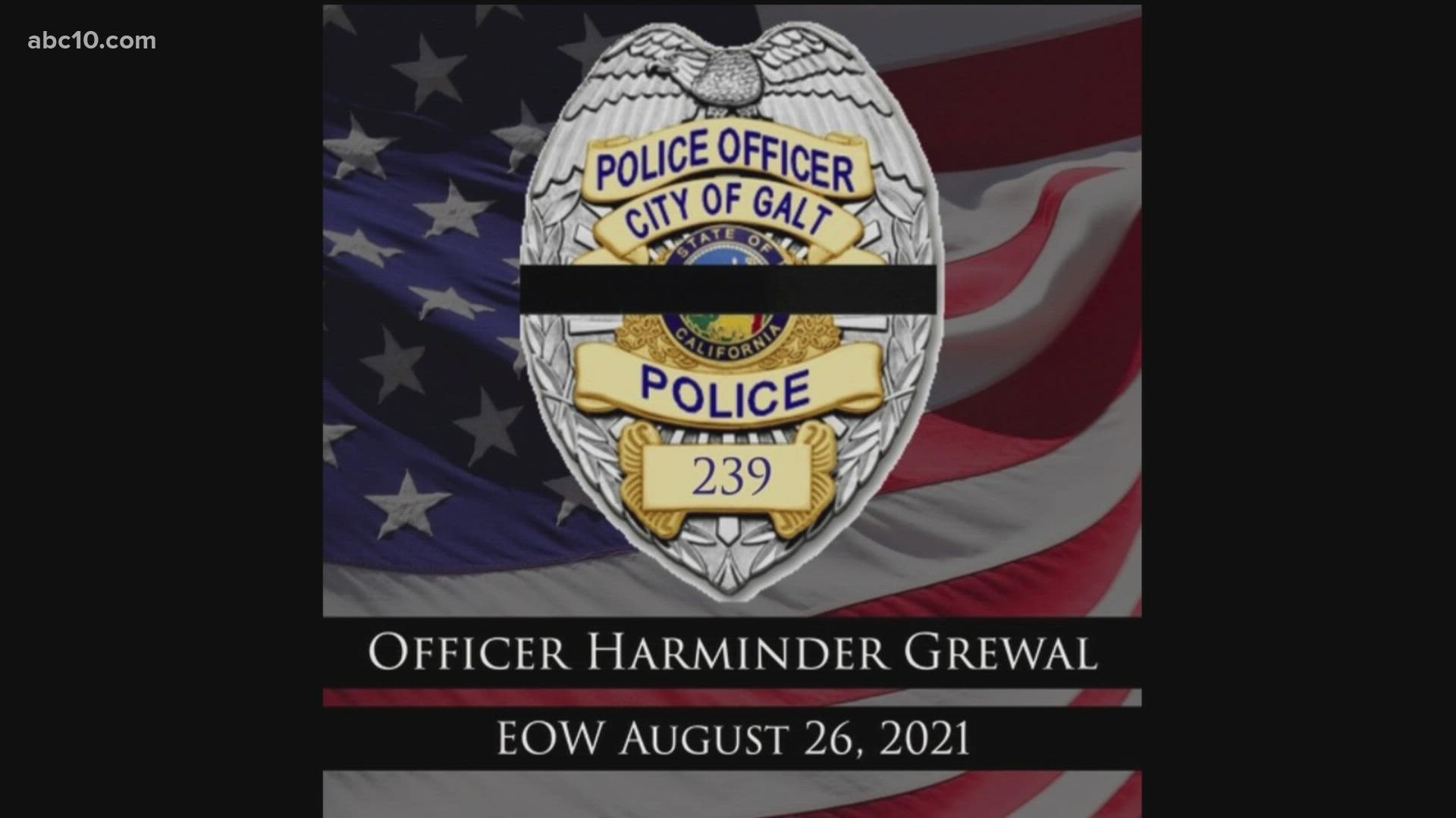 Listen to the end of watch radio call for Galt Police Officer Harminder Grewal.