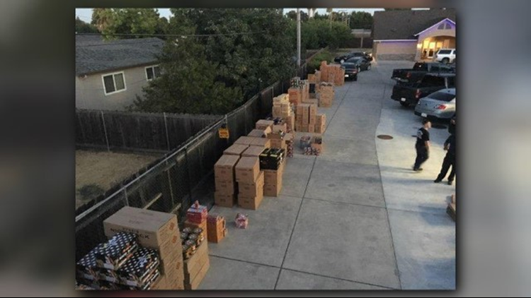 14000 Pounds Of Fireworks Seized In Stockton